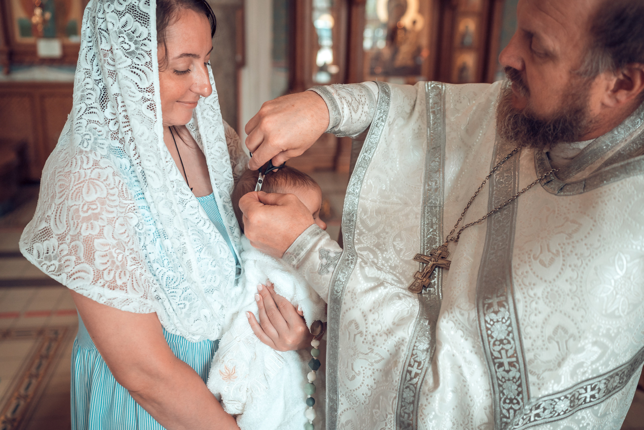 Крещение Арины Храм Иоанна Предтечи. Фотограф на Крещение и Венчание в Красноярске Рамазанова Юлия