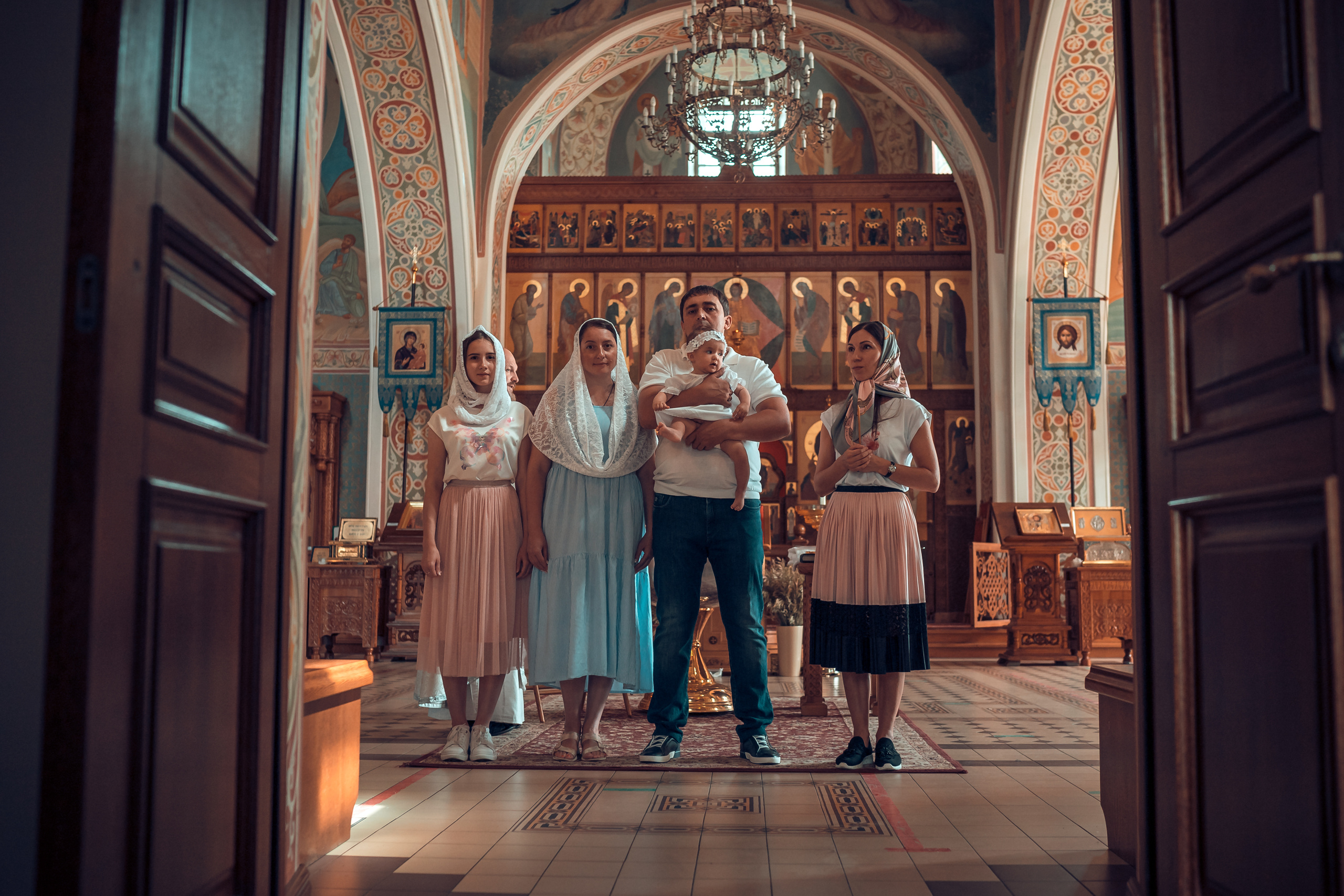 Крещение Арины Храм Иоанна Предтечи. Фотограф на Крещение и Венчание в Красноярске Рамазанова Юлия