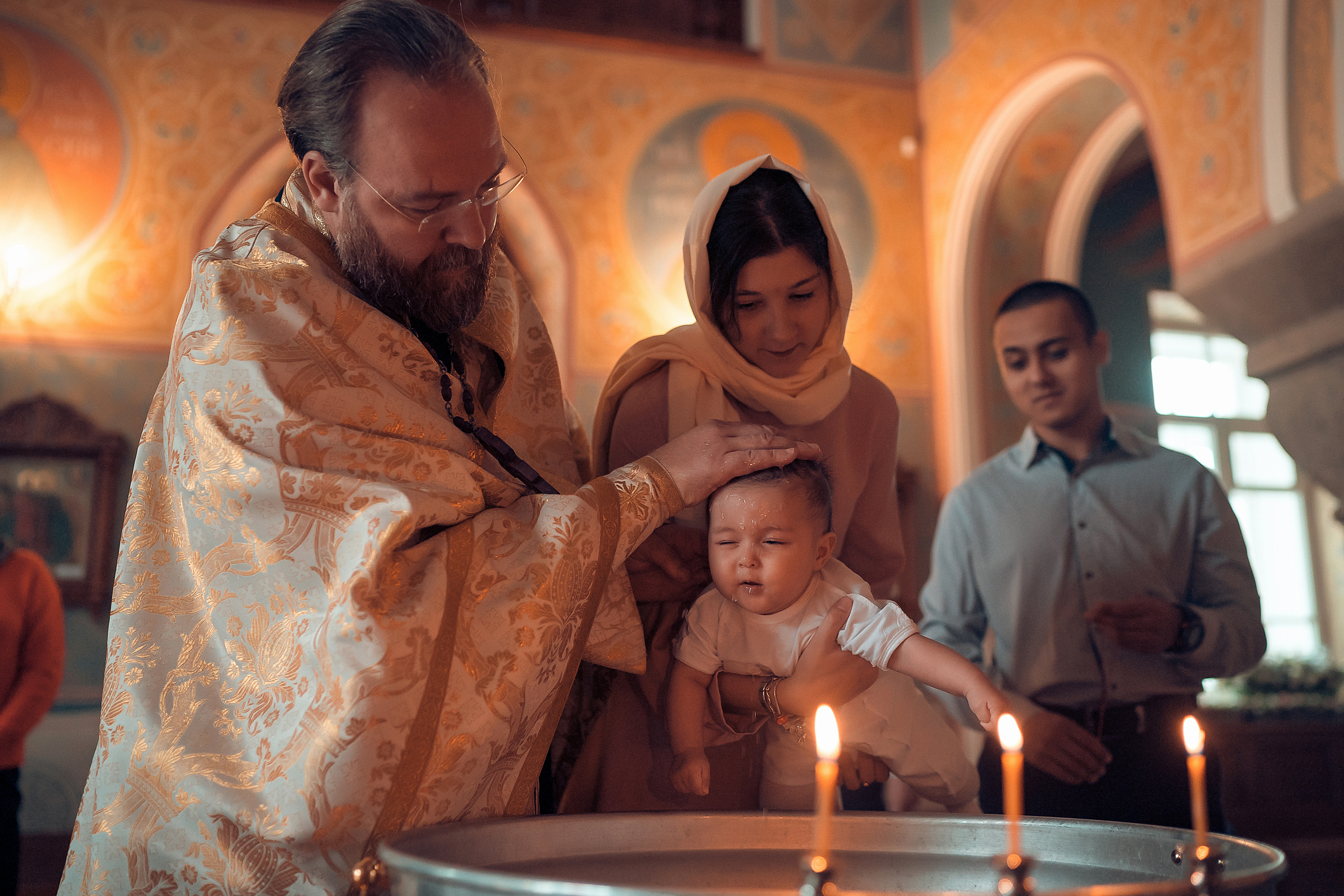 Крещение Миры Храм Иоанна Предтечи. Фотограф на Крещение и Венчание в Красноярске Рамазанова Юлия