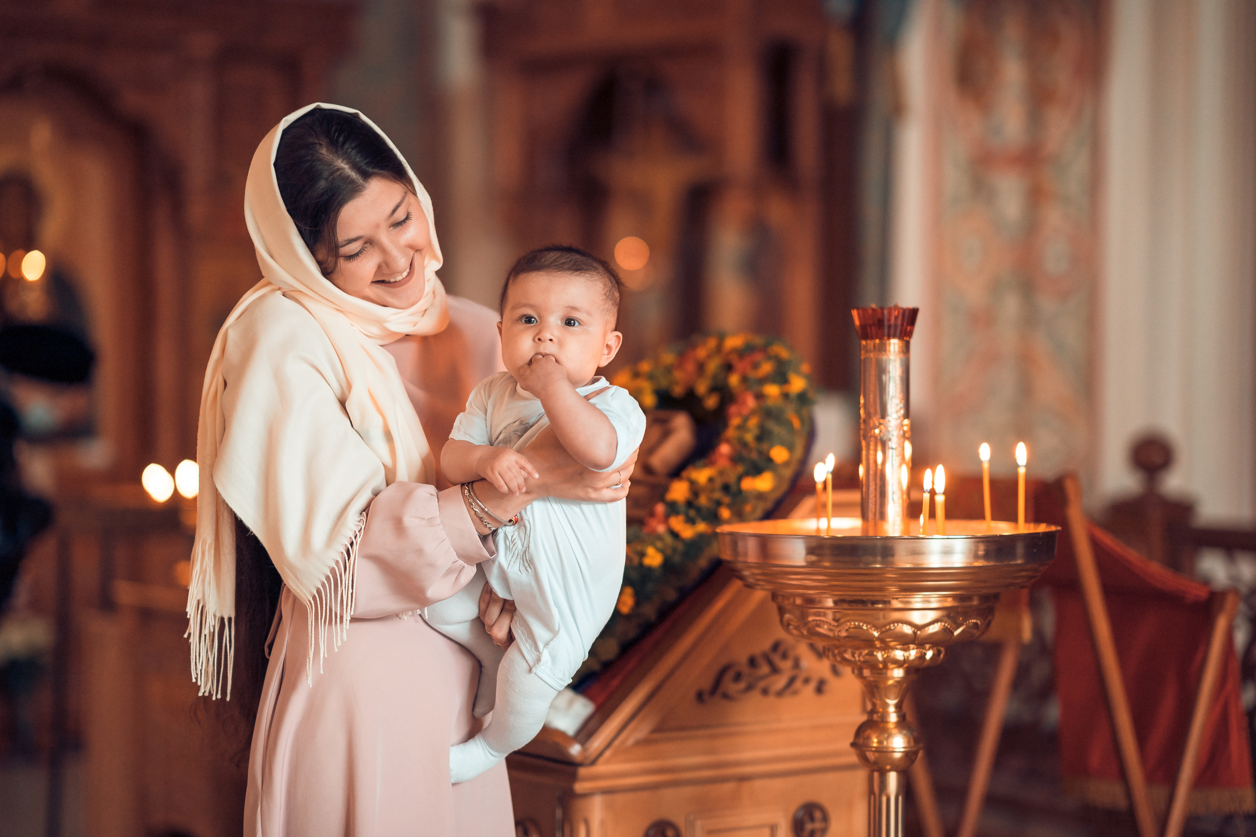 Крещение Миры Храм Иоанна Предтечи. Фотограф на Крещение и Венчание в Красноярске Рамазанова Юлия