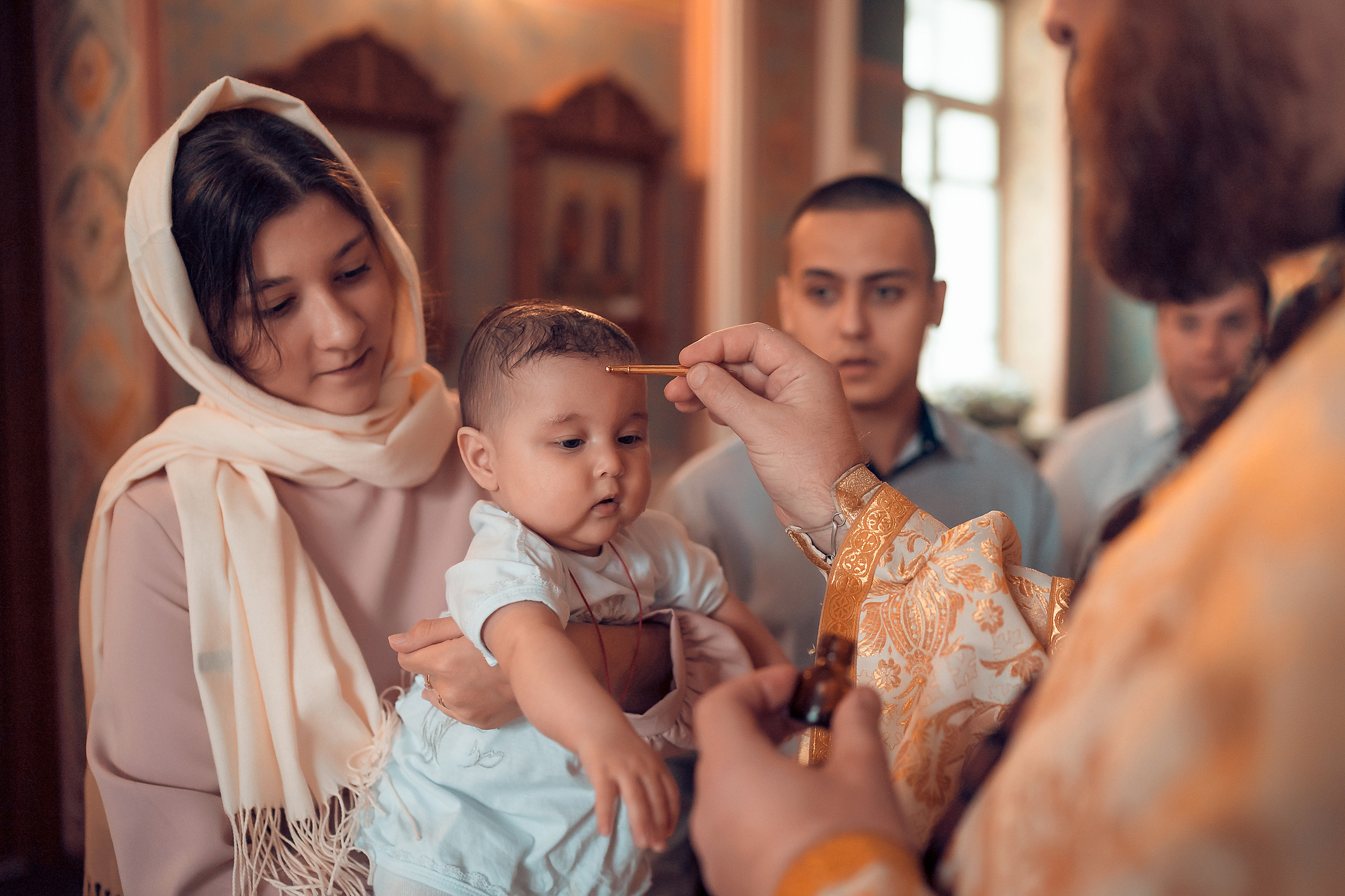 Крещение Миры Храм Иоанна Предтечи. Фотограф на Крещение и Венчание в Красноярске Рамазанова Юлия