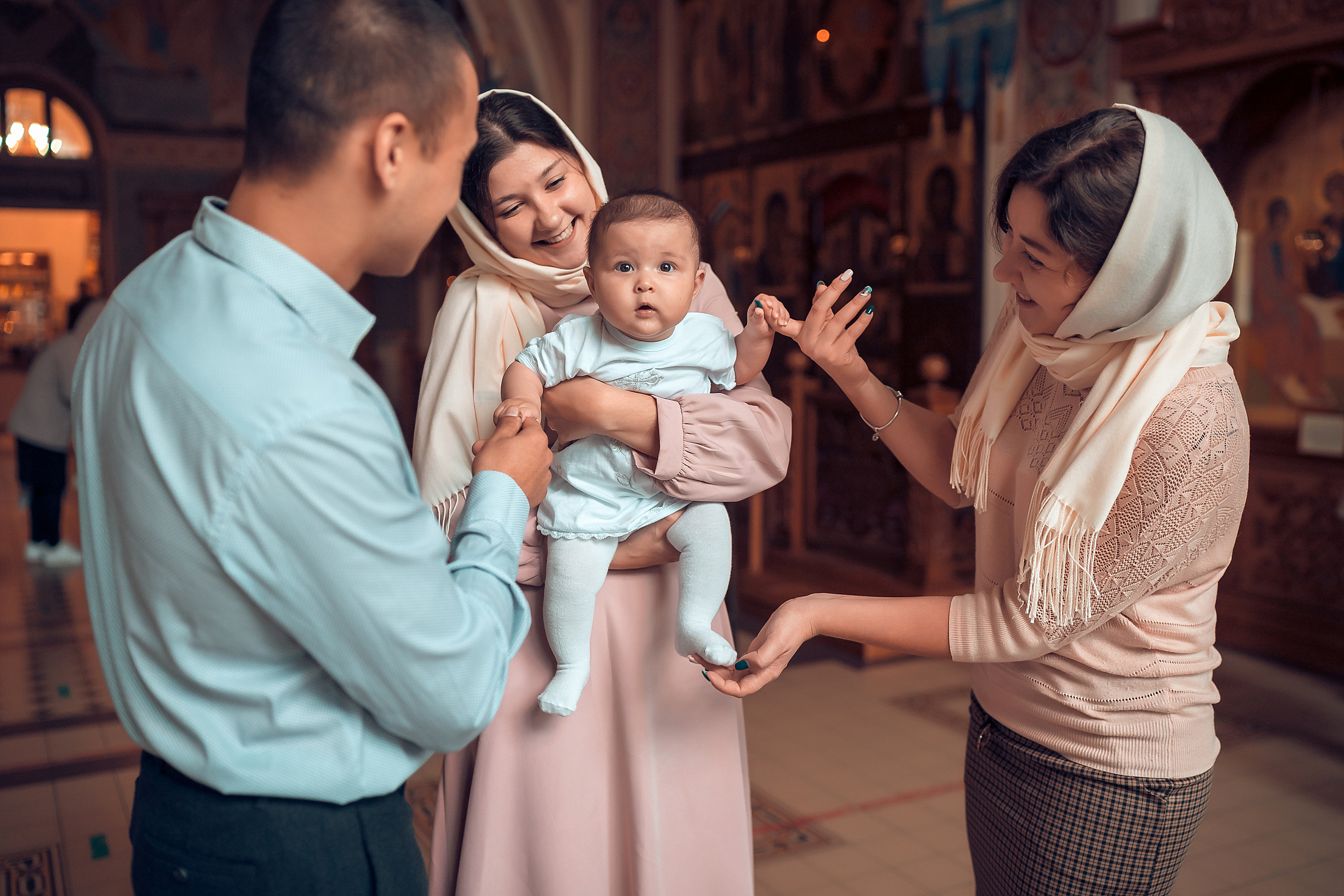 Крещение Миры Храм Иоанна Предтечи. Фотограф на Крещение и Венчание в Красноярске Рамазанова Юлия