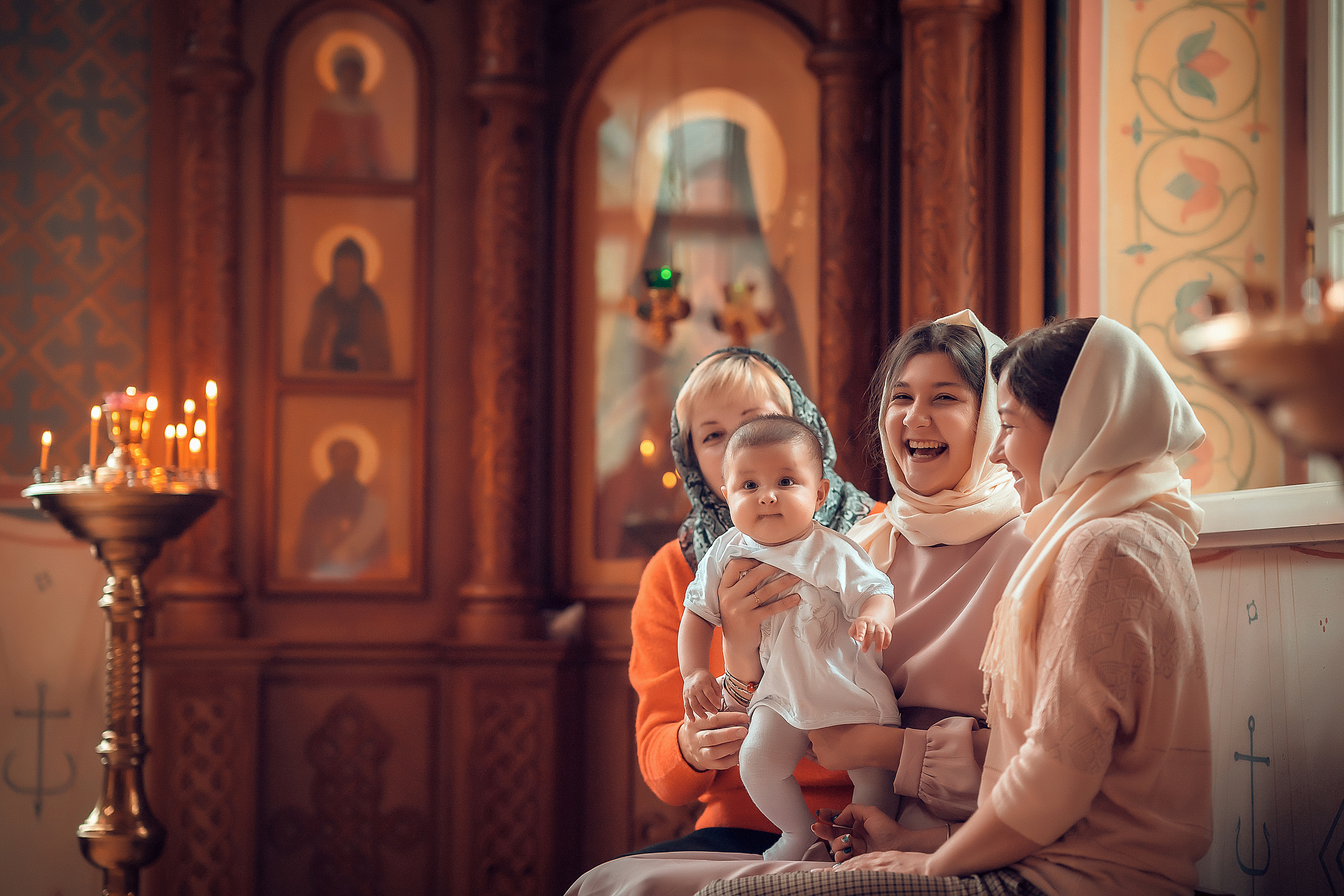 Крещение Миры Храм Иоанна Предтечи. Фотограф на Крещение и Венчание в Красноярске Рамазанова Юлия