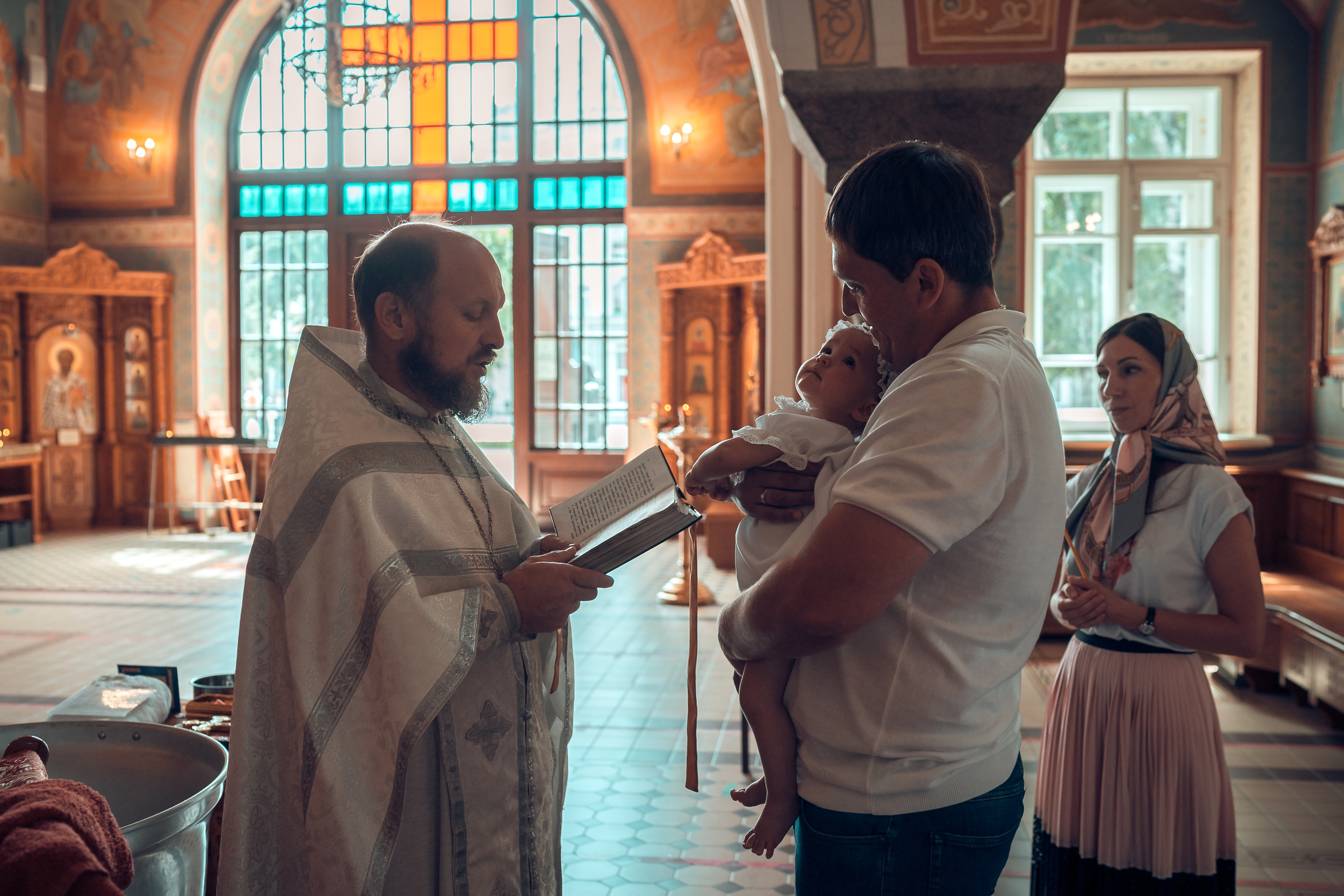 Крещение Арины Храм Иоанна Предтечи. Фотограф на Крещение и Венчание в Красноярске Рамазанова Юлия
