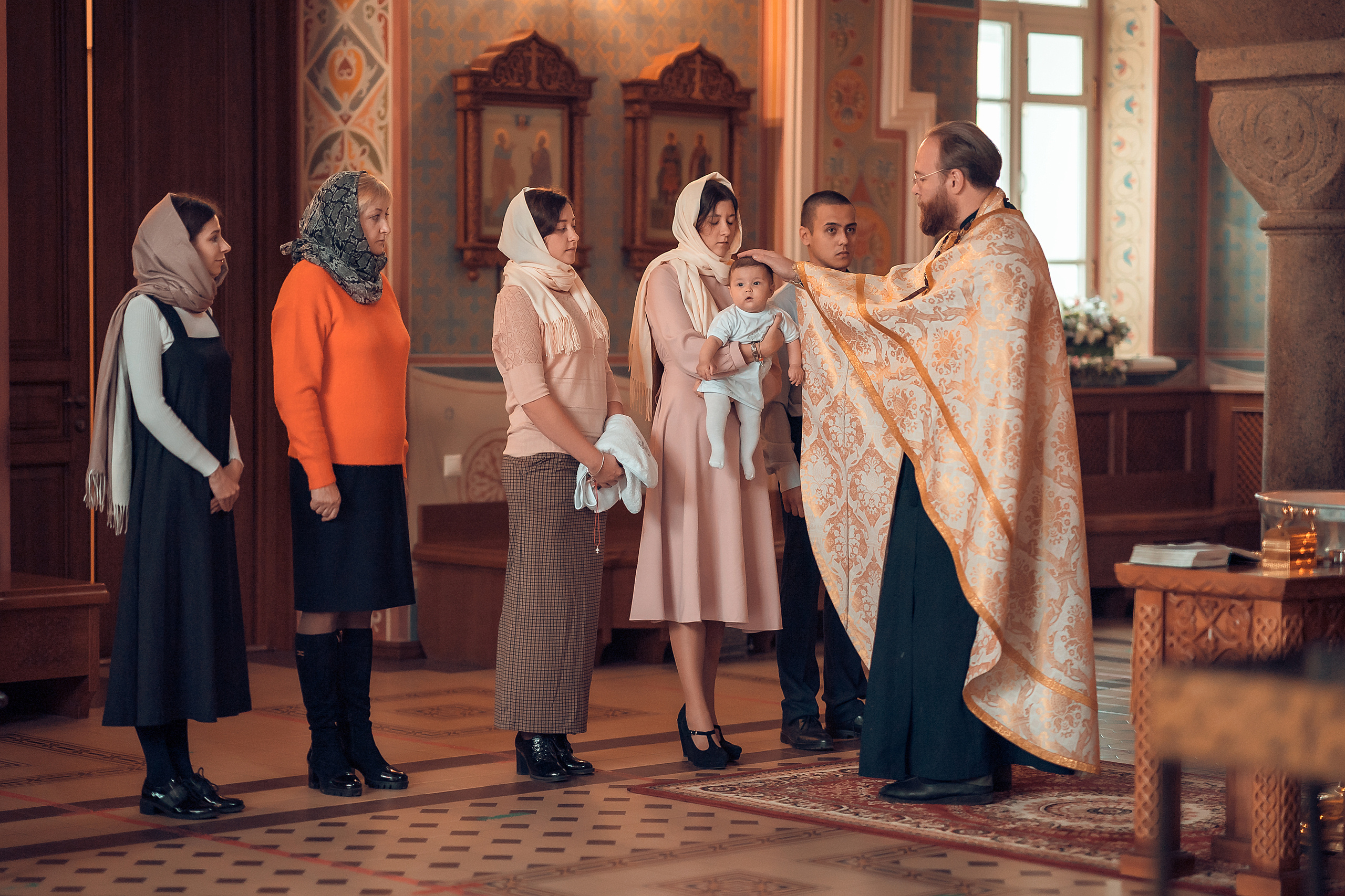 Крещение Миры Храм Иоанна Предтечи. Фотограф на Крещение и Венчание в Красноярске Рамазанова Юлия