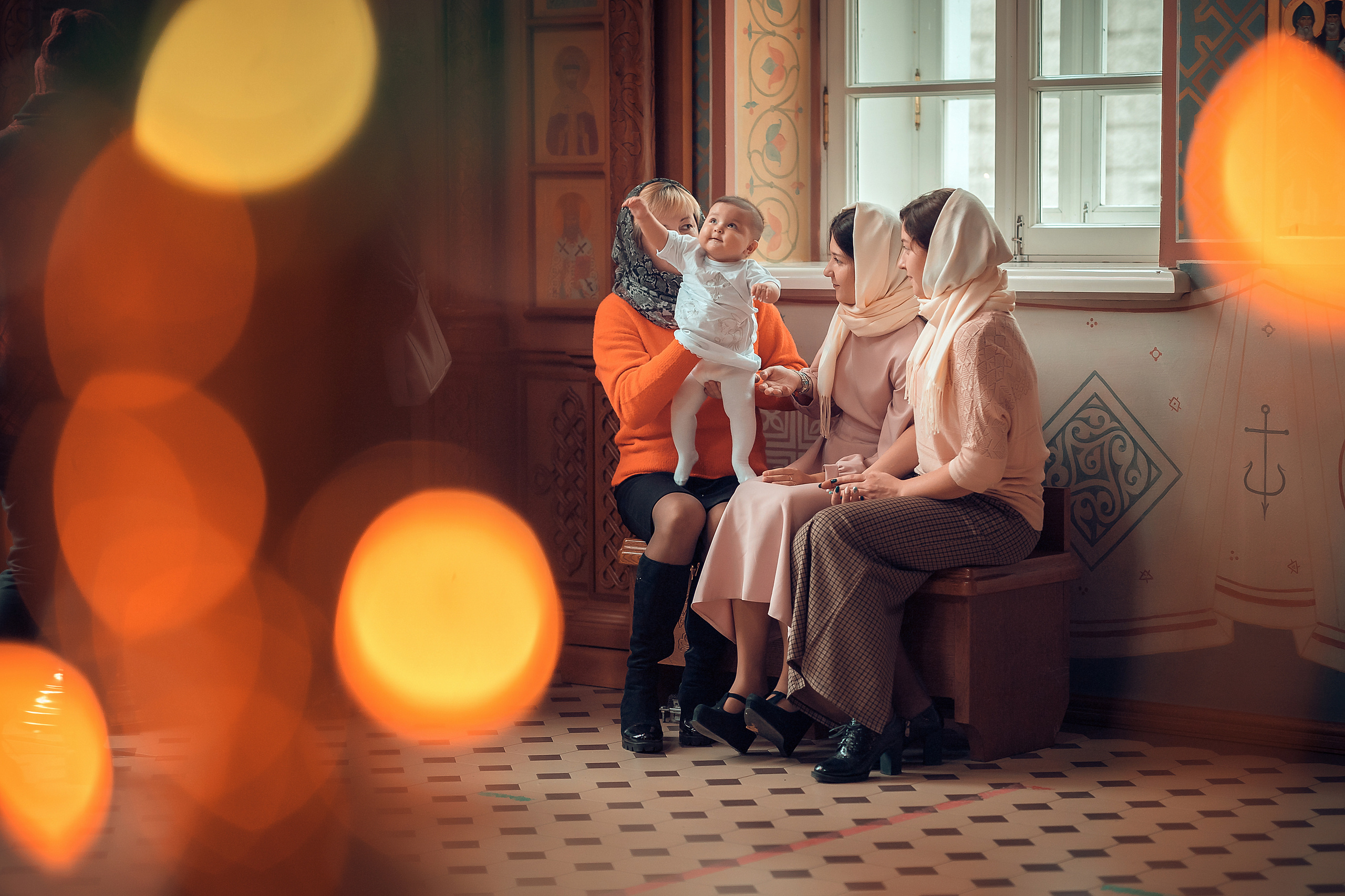 Крещение Миры Храм Иоанна Предтечи. Фотограф на Крещение и Венчание в Красноярске Рамазанова Юлия