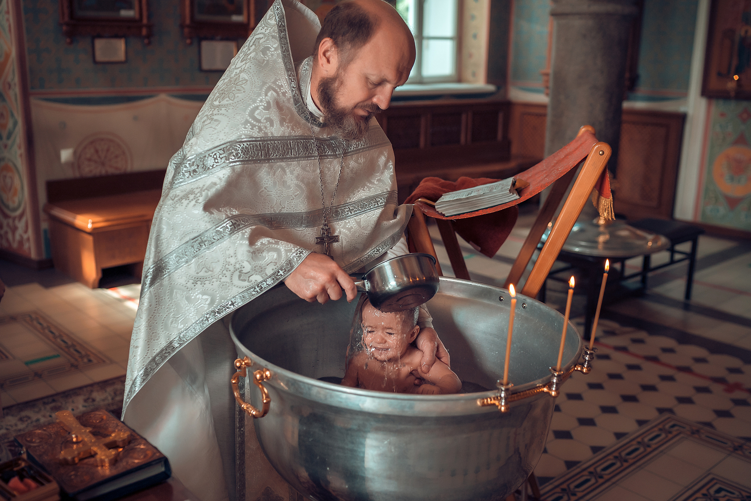 Крещение Арины Храм Иоанна Предтечи. Фотограф на Крещение и Венчание в Красноярске Рамазанова Юлия
