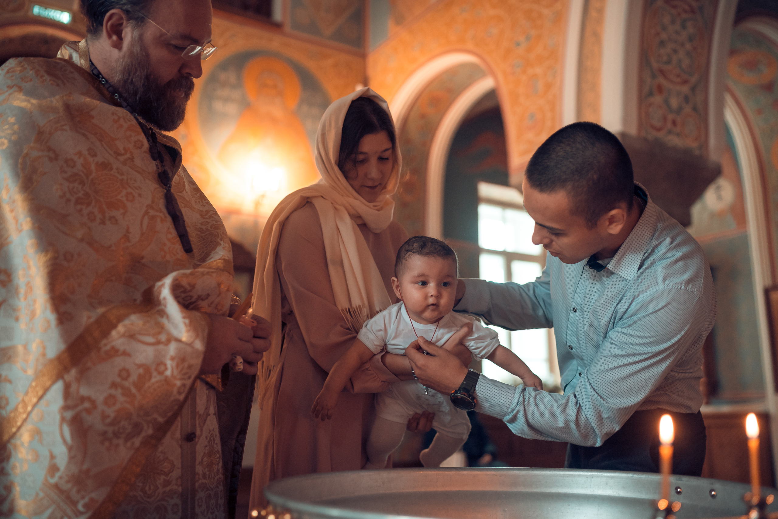 Крещение Миры Храм Иоанна Предтечи. Фотограф на Крещение и Венчание в Красноярске Рамазанова Юлия