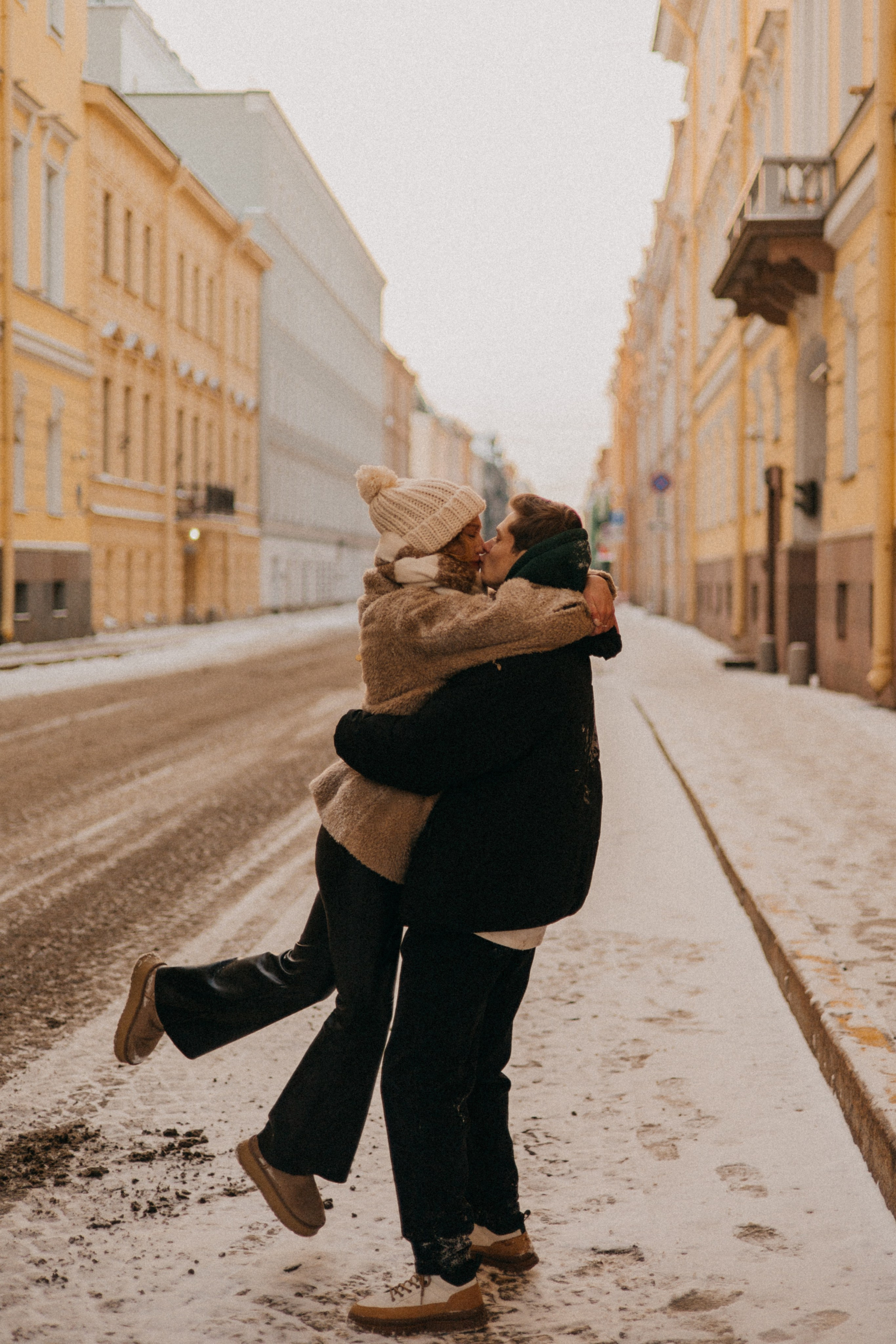 Зима. Любовь. Питер. Фотограф Настя Леонова