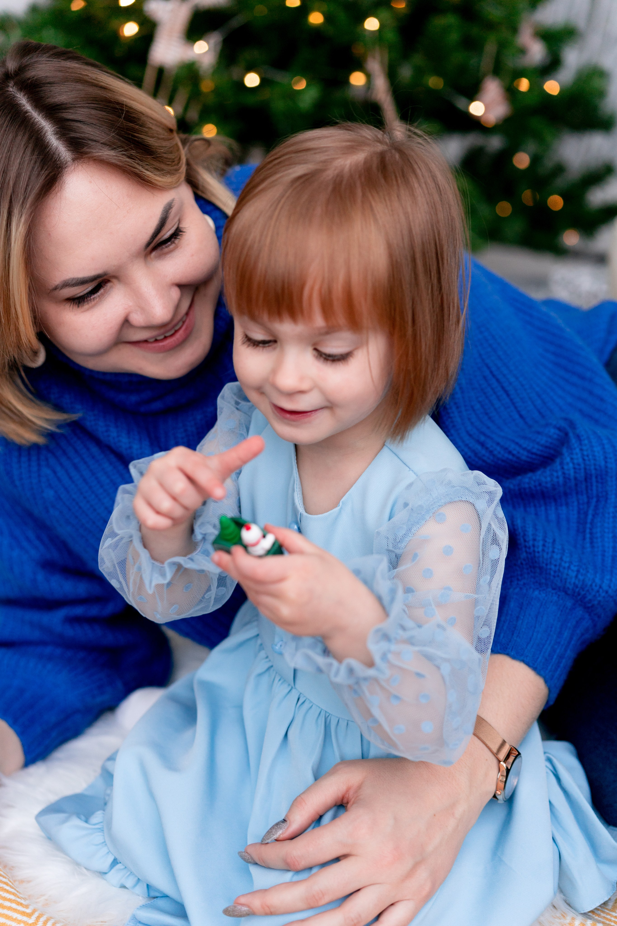 Новогодняя семейная фотосессия. Детская, семейная фотостудия в Санкт-Петербурге