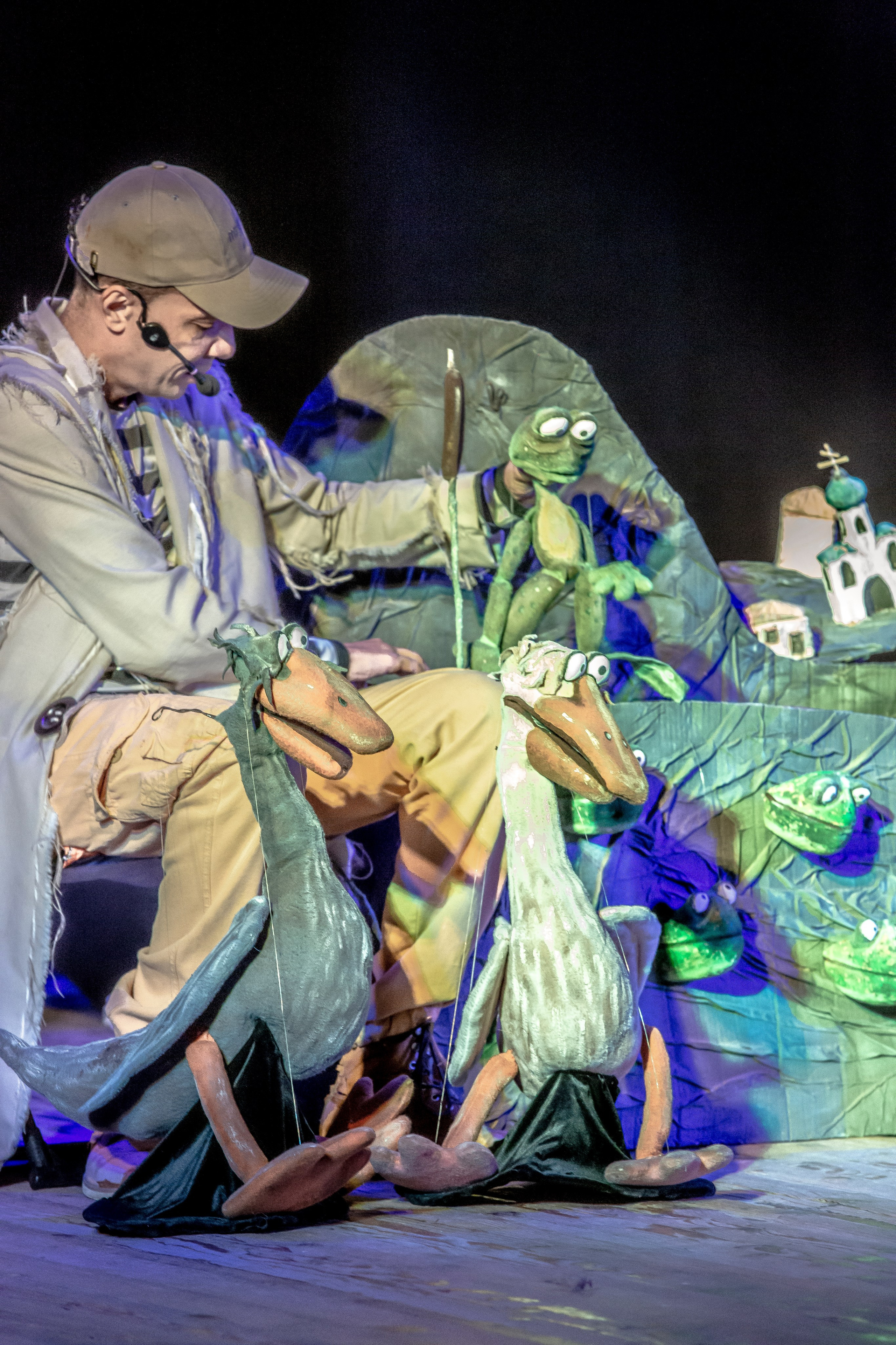 Спектакль театра Саквояж Лягушка путешествиница. Фотограф в Сочи Юрий Шептаев
