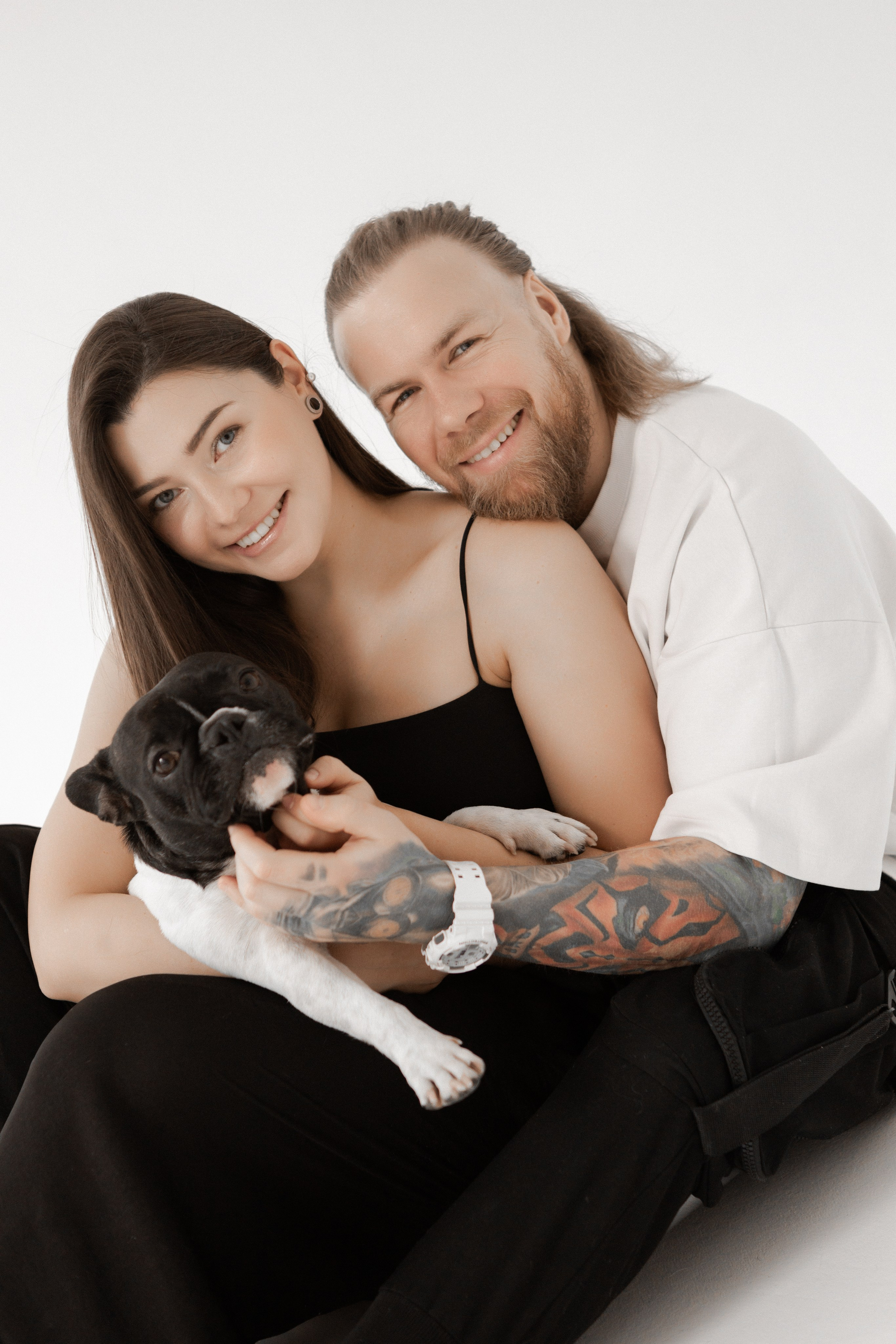 Таня, Паша и Луи. Свадебный фотограф в Воронеже Вероника Богай