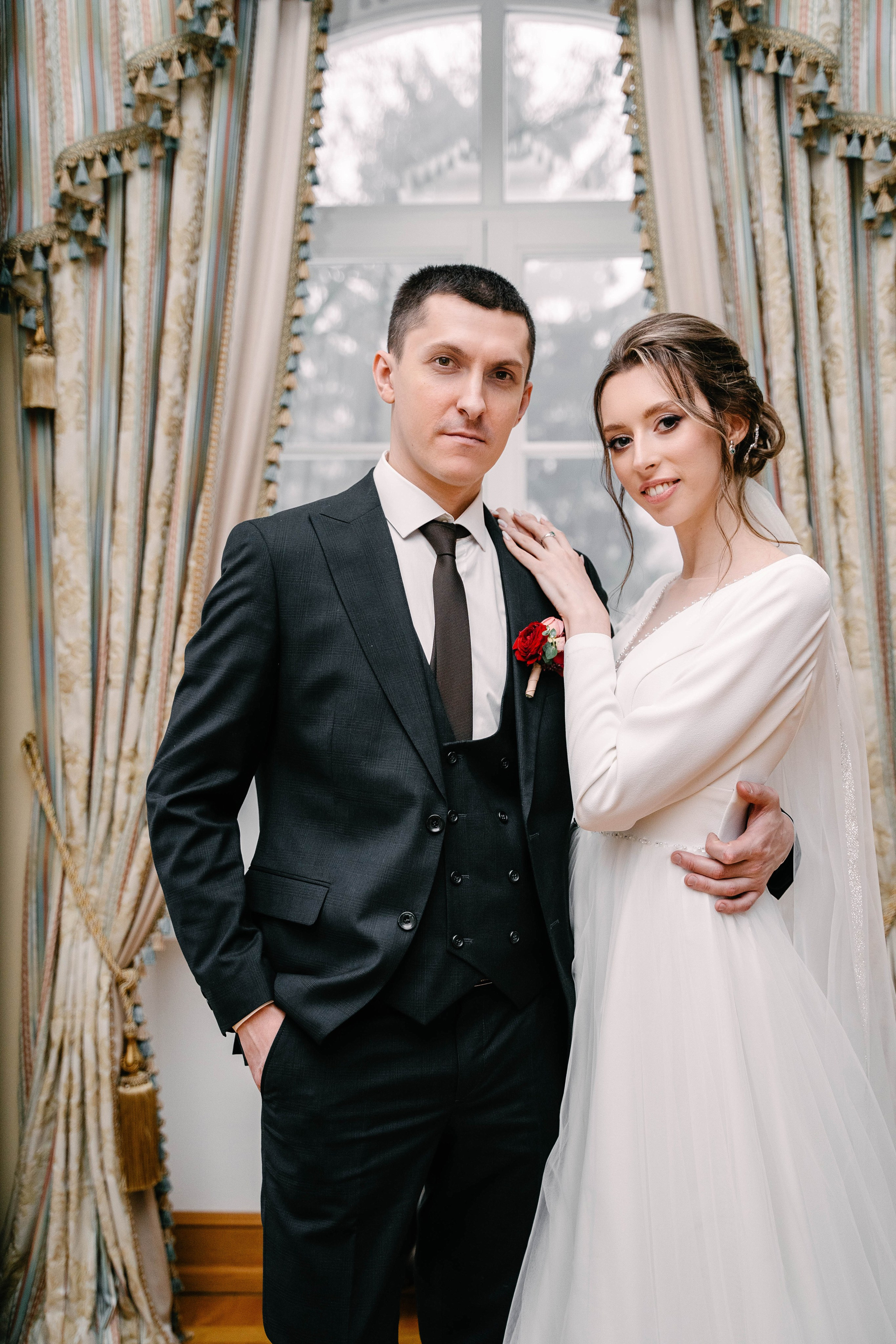 Зимняя свадебная фотосессия молодоженов. Свадебный и семейный фотограф из Воронежа|Москвы Бубнова Екатерина