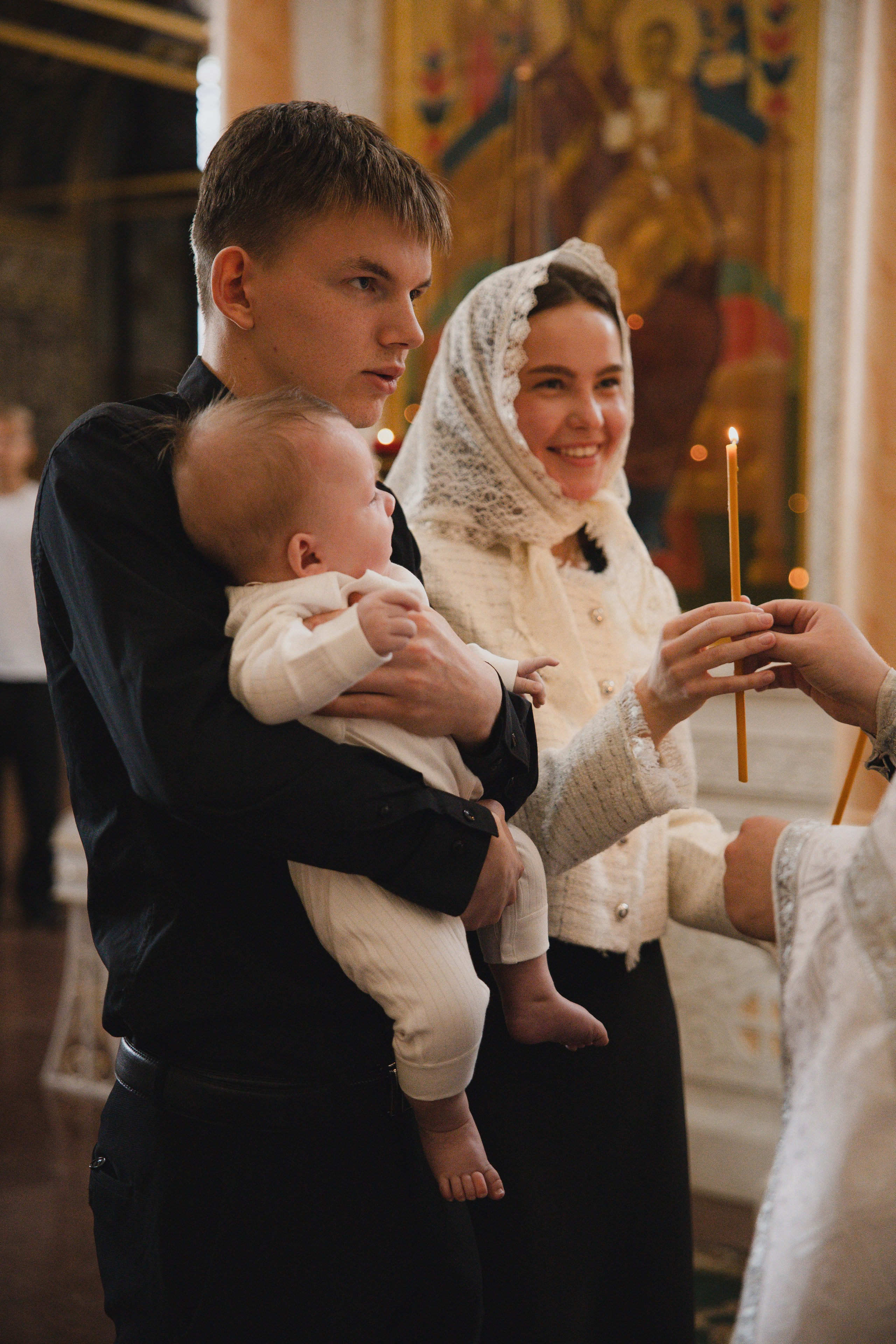 Крещение Кирюши. Фотограф Ломакина Анастасия
