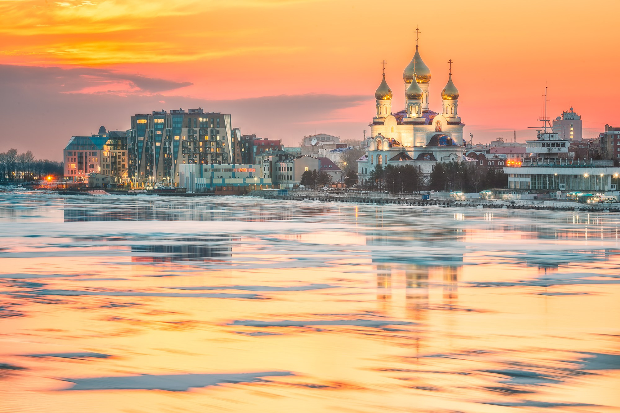 Город. Аэросъемка в Архангельске, Александр Ермолин