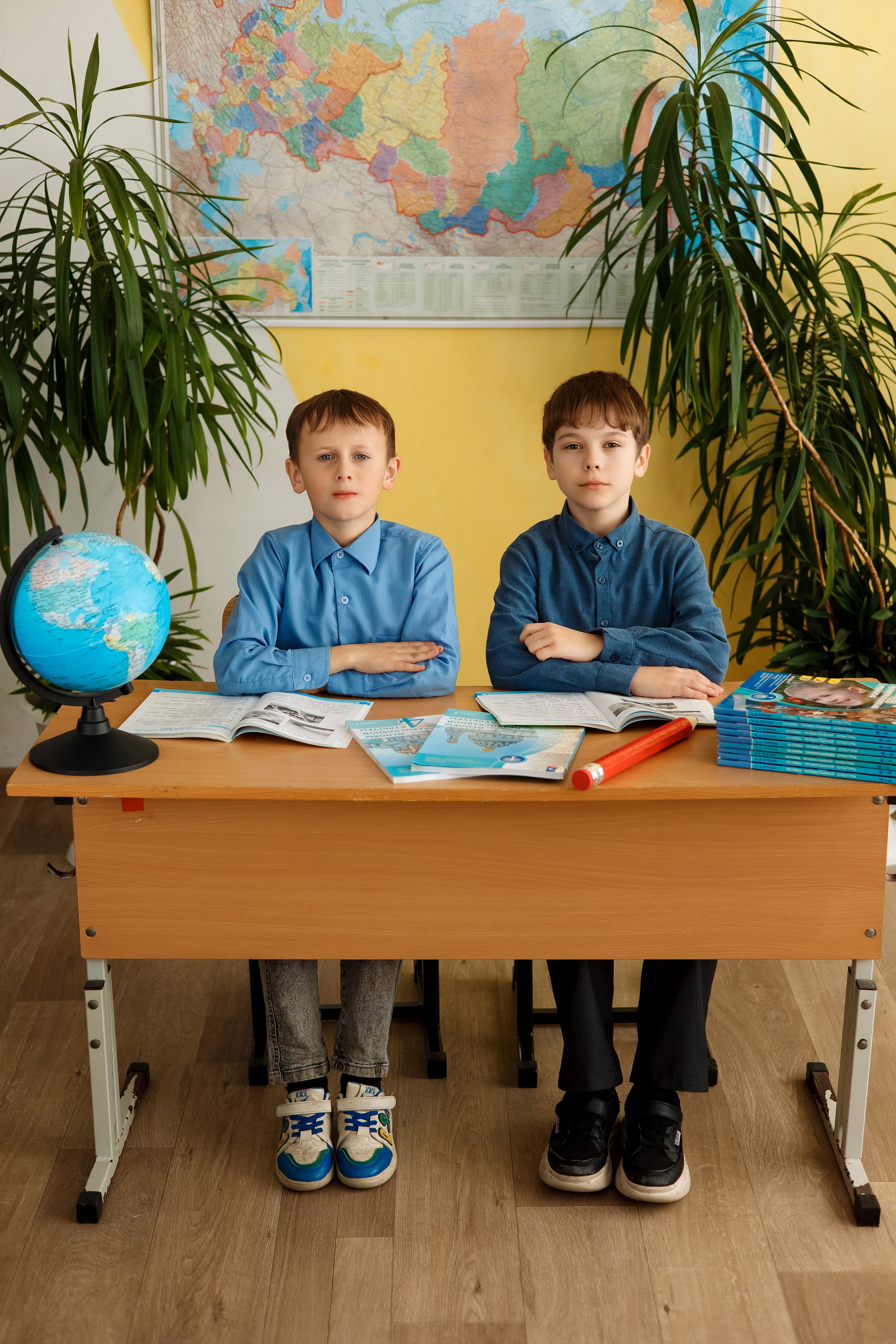 4 класс с. Барабаш. Фотограф Любовь Корниенко, Примоский край