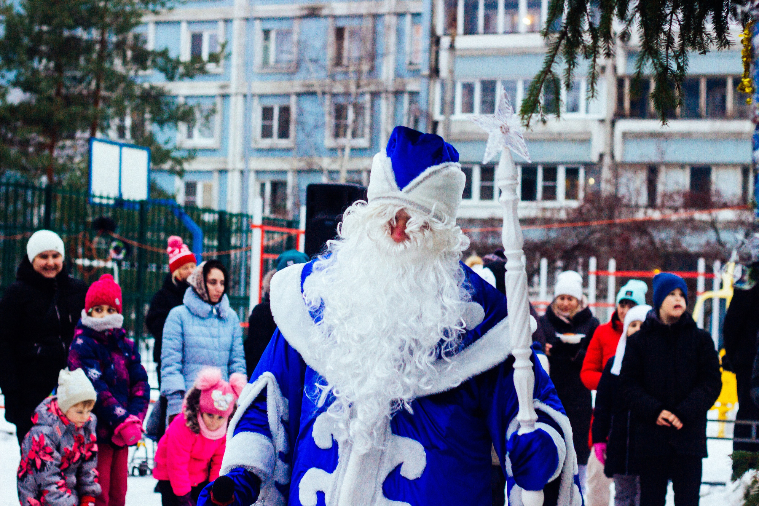 Дворовая ёлка. Детский и семейный фотограф, фотограф мероприятий Нижний Новгород