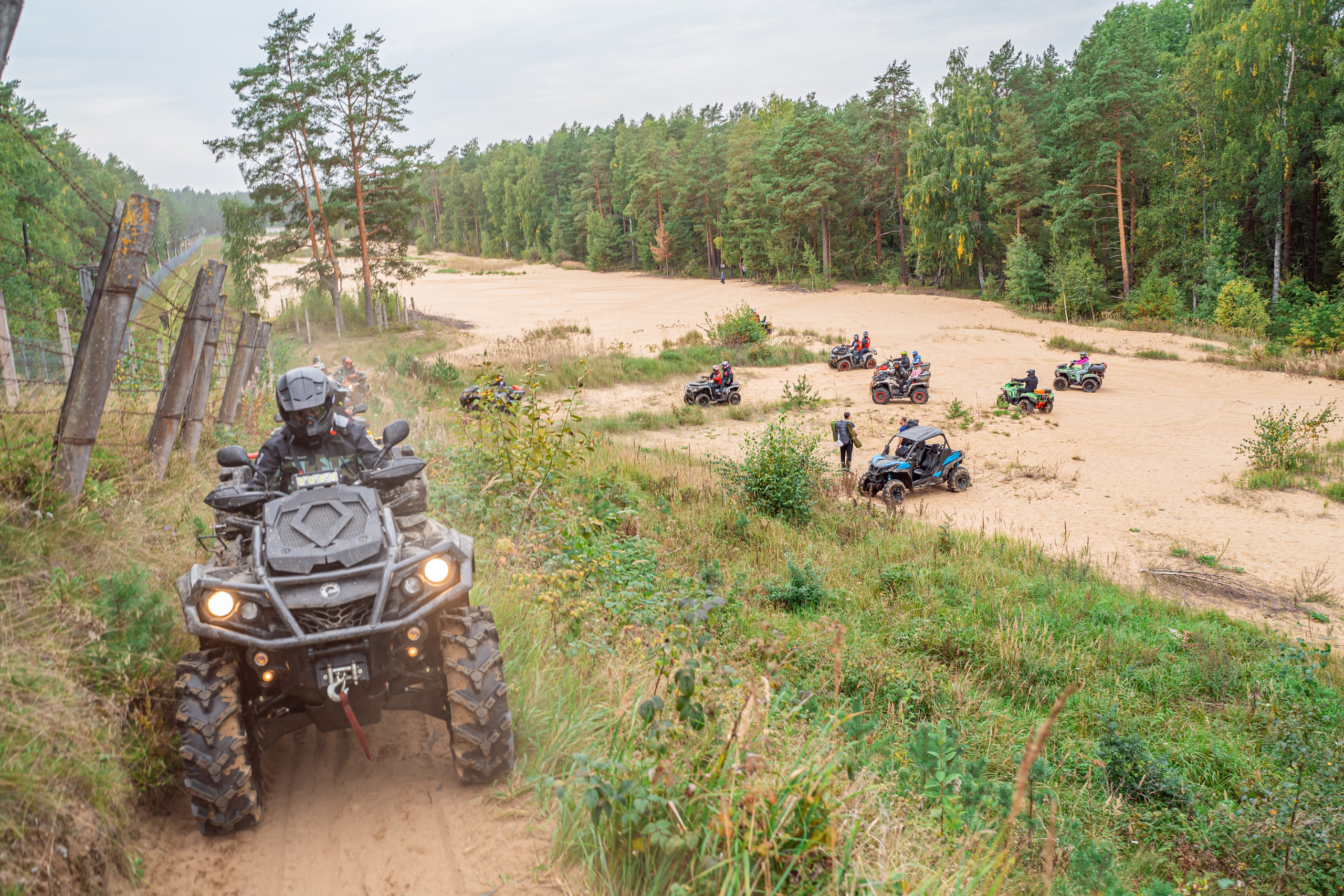 Квадровыезд —спортивный репортаж в Ленинградской области. Свадебный, семейный, портретный, репортажный фотограф в Санкт-Петербурге