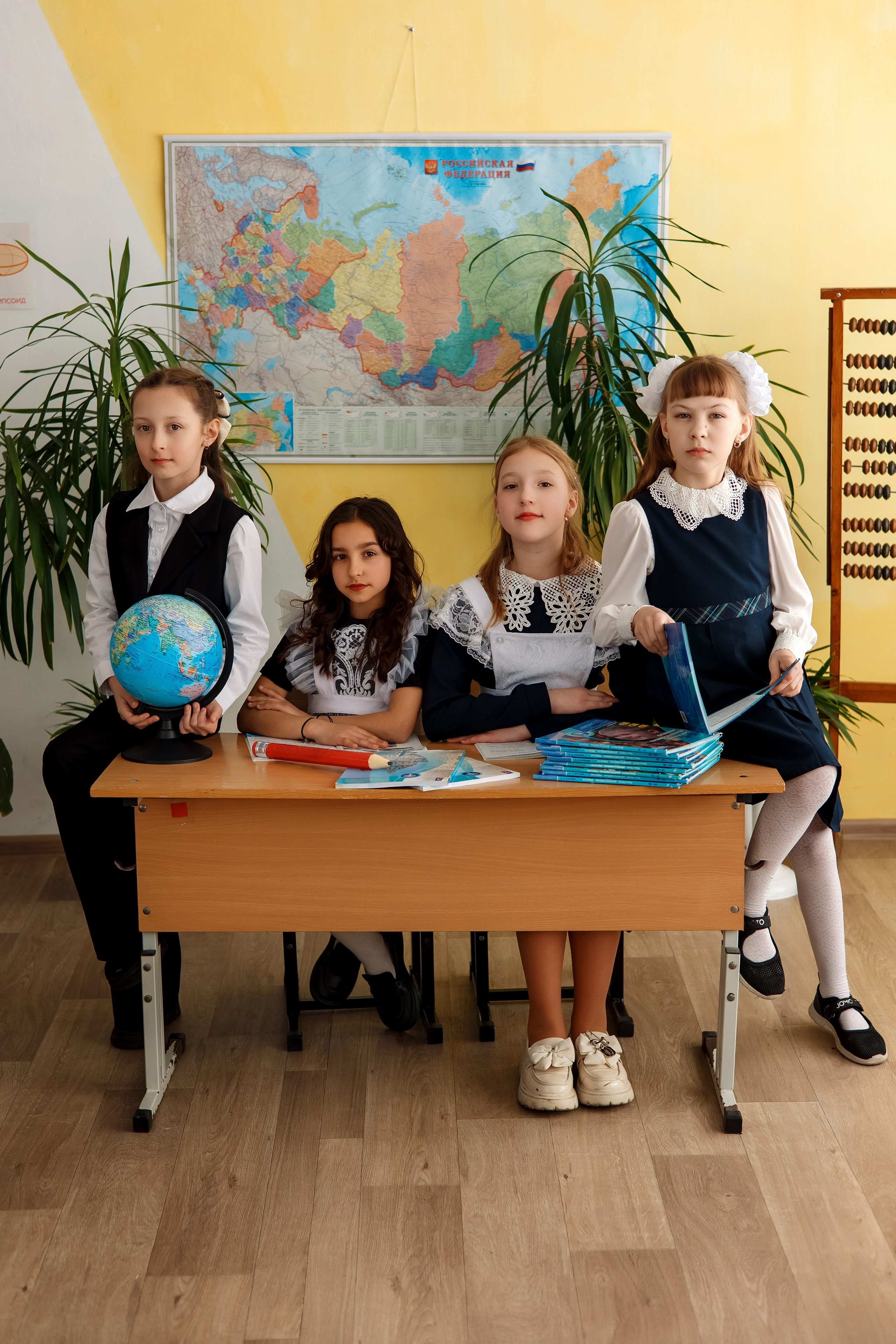 4 класс с. Барабаш. Фотограф Любовь Корниенко, Примоский край