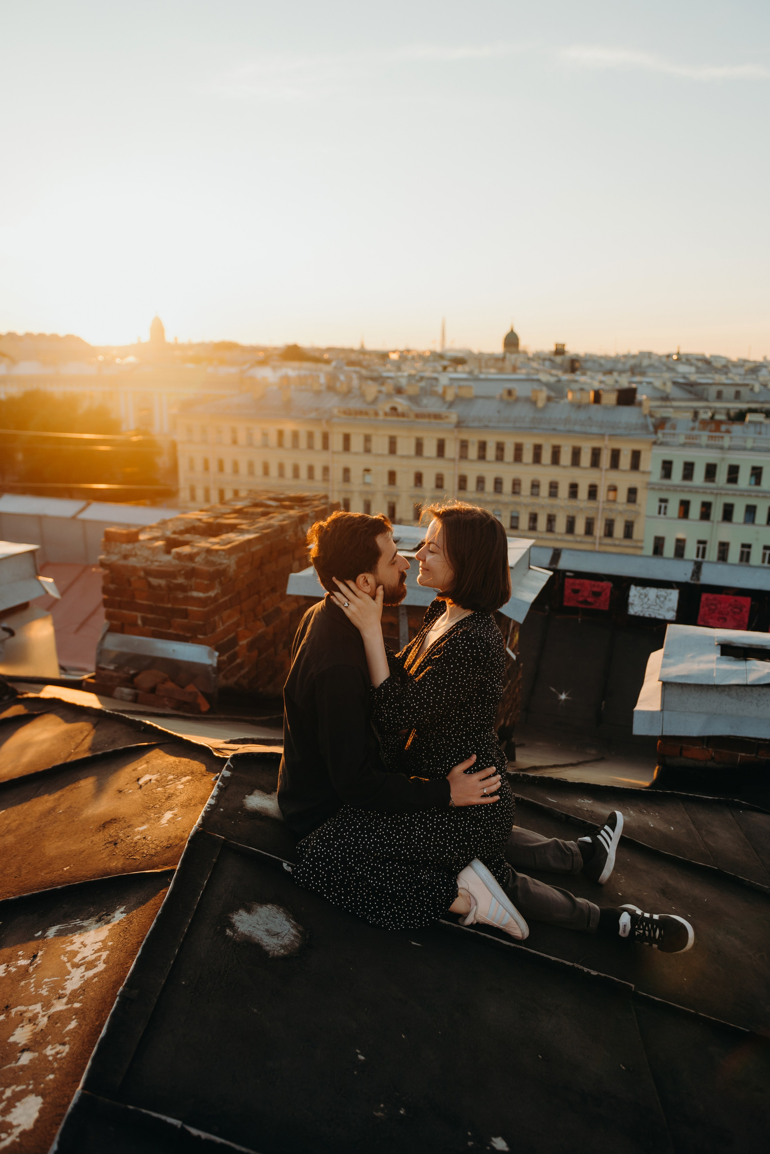 Мы гуляли по крышам питера. Фотограф Алена Нормальная в Санкт-Петербурге