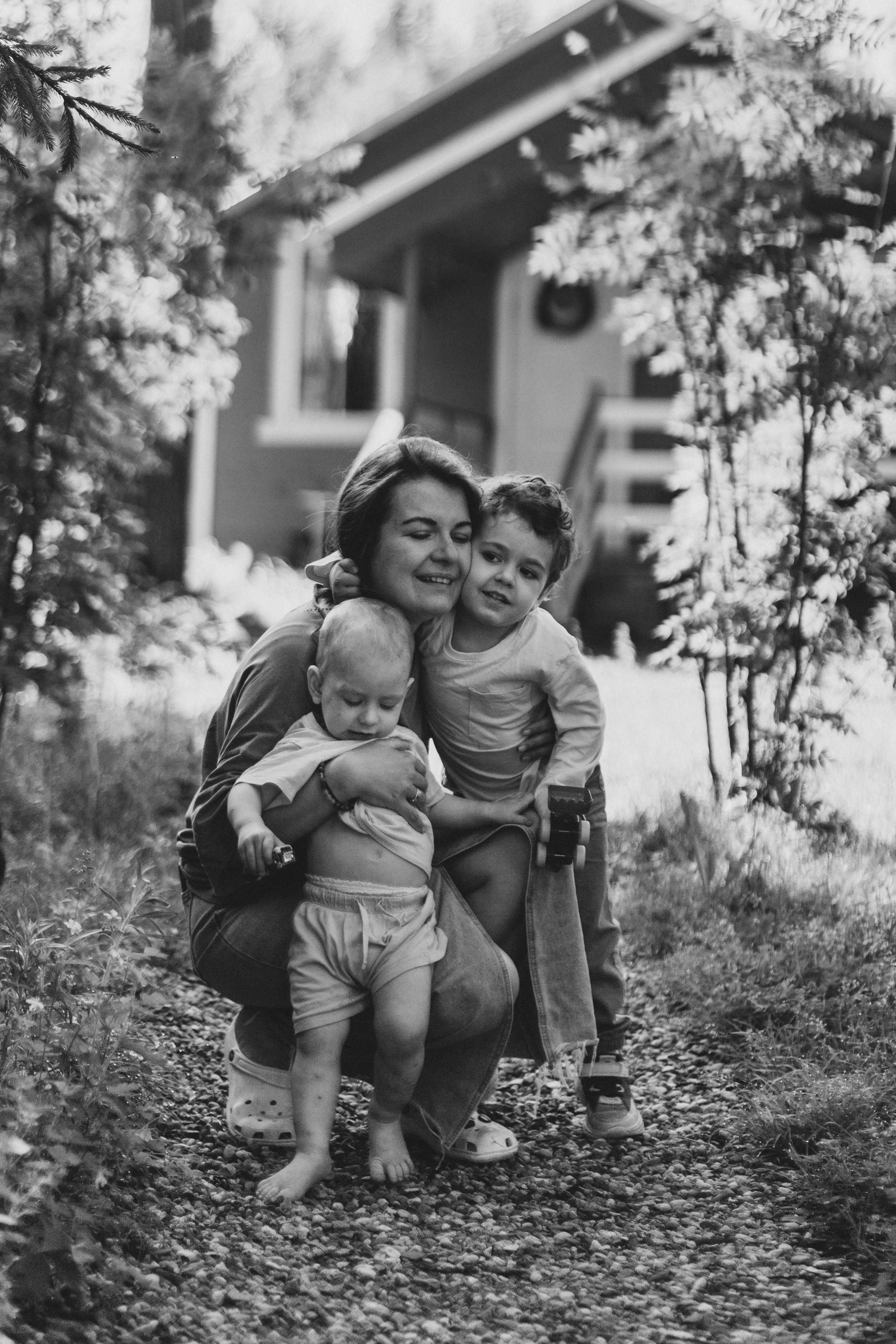 Настя и ее мальчишки. Семейный фотограф Полина Сарина Москва