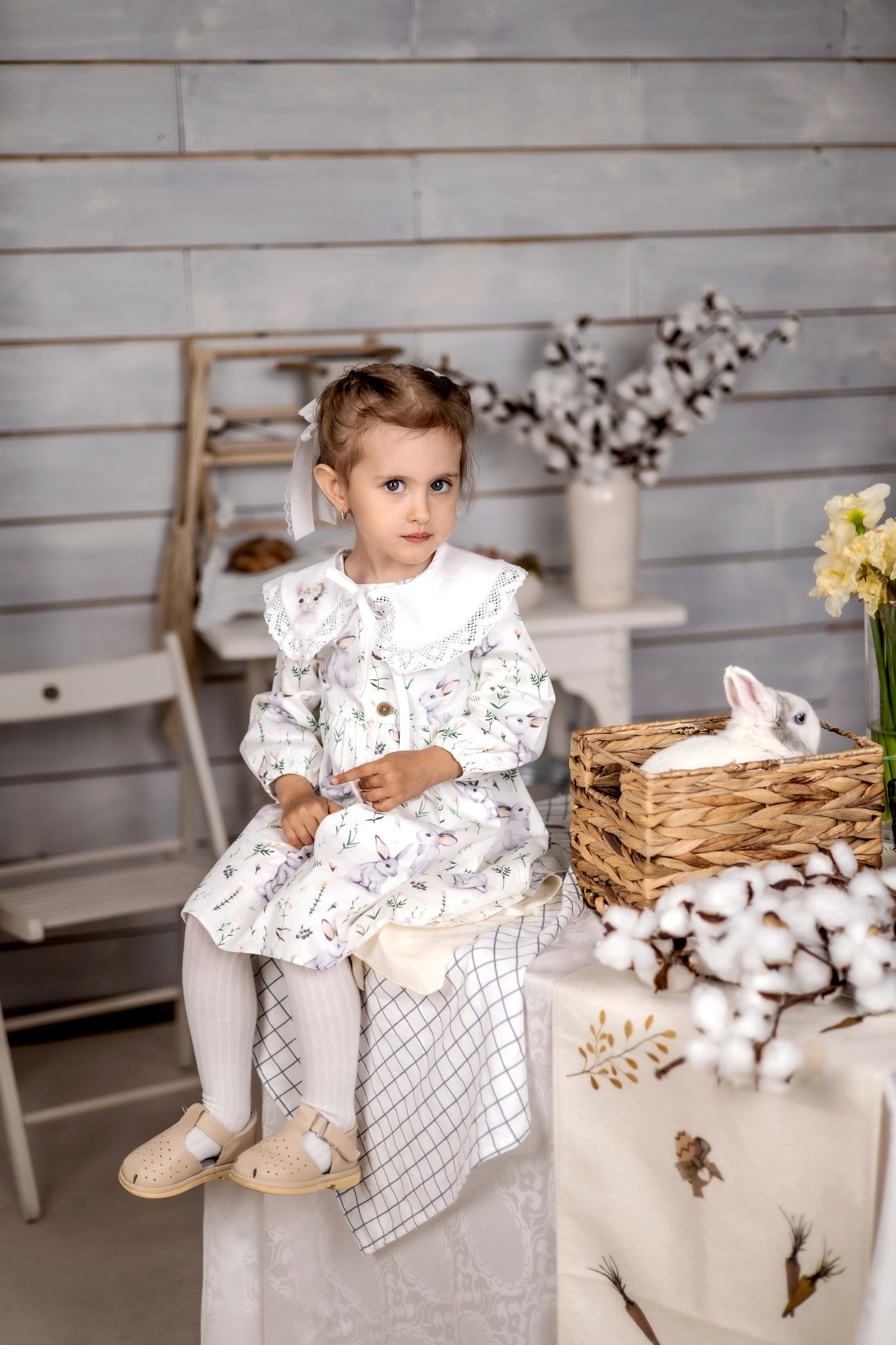 Пасхальный детский фотопроект 2024. Фотограф Надежда Лукьянова