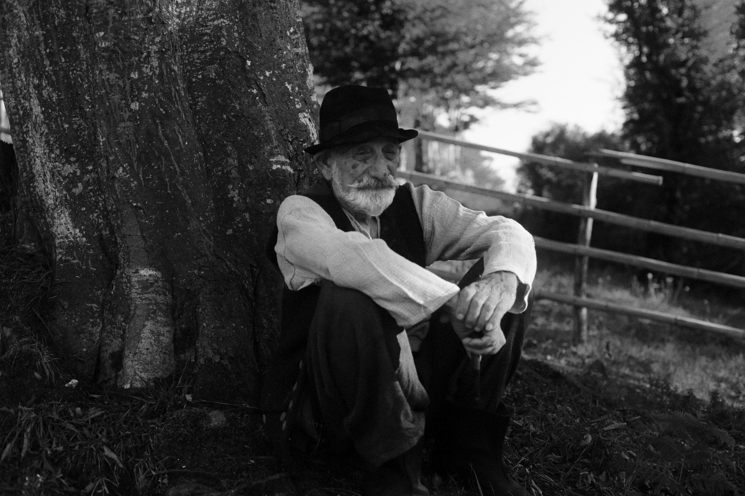 Кинематографическая съемка. Старик и дети. Ekaterina Beridze