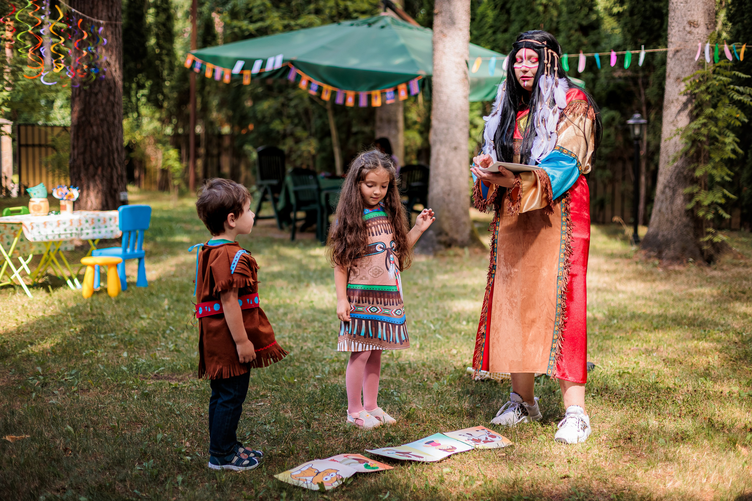 День рождения Леона «Индейцы». Семейный и детский фотограф Комина Елена, Власиха, Одинцово