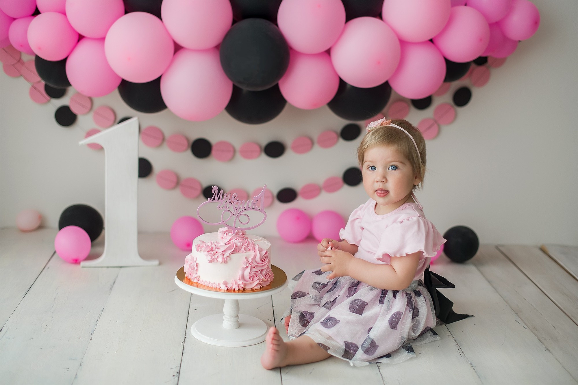 Первый годик. Детский и семейный фотограф Елена Новоселова в г. Владивосток