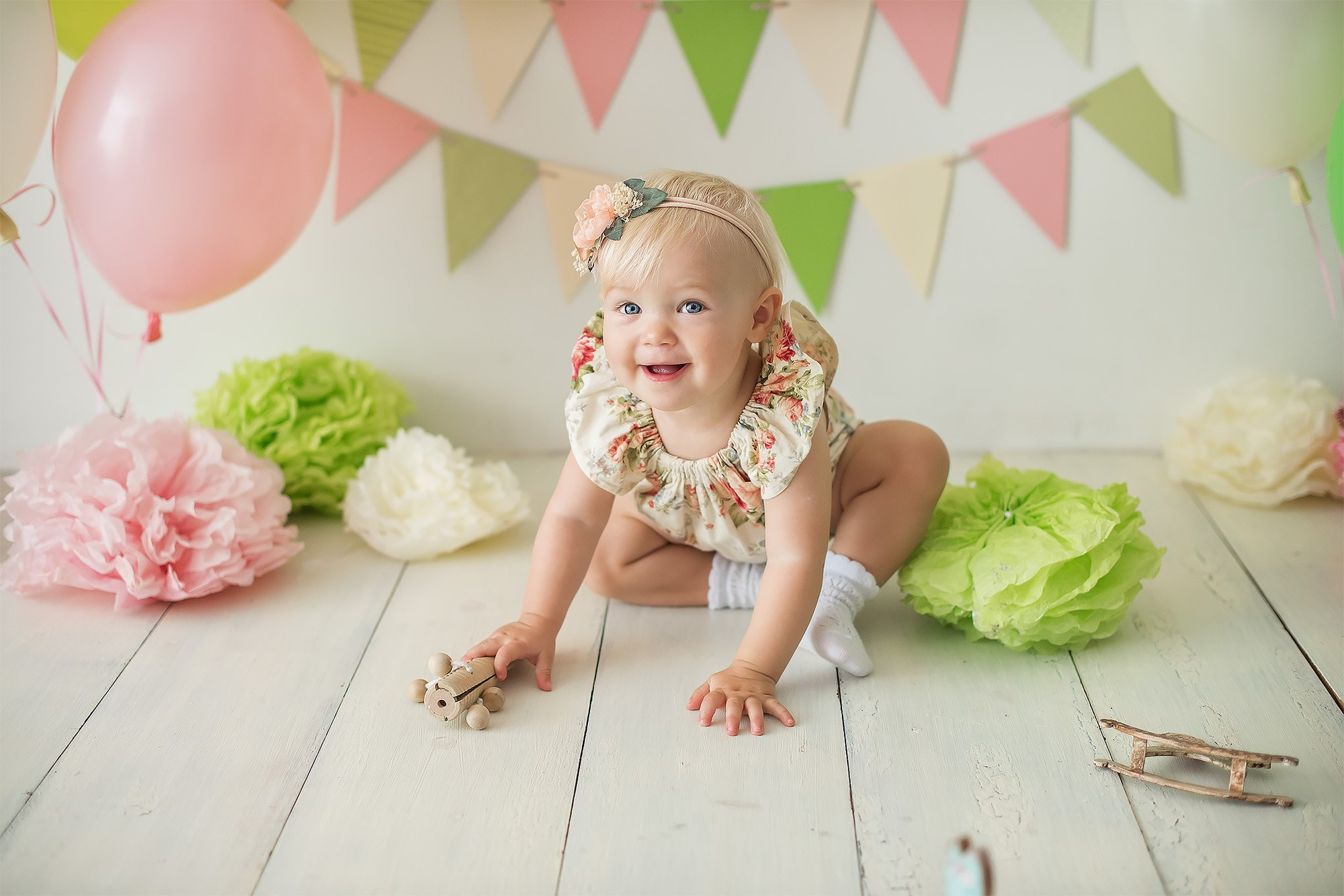Первый годик. Детский и семейный фотограф Елена Новоселова в г. Владивосток