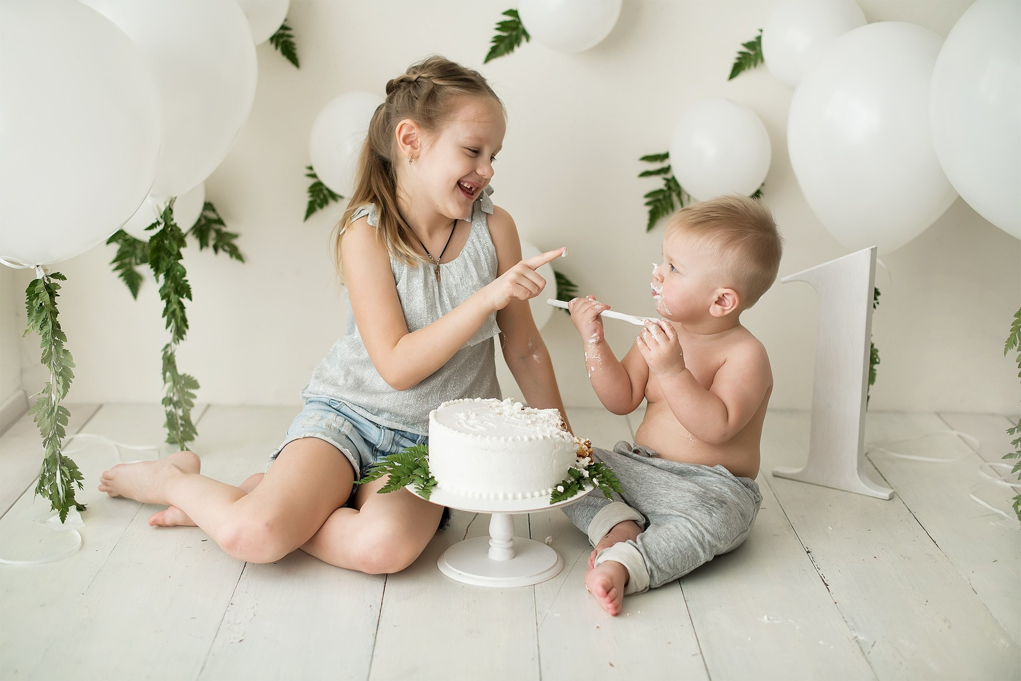 Первый годик. Детский и семейный фотограф Елена Новоселова в г. Владивосток