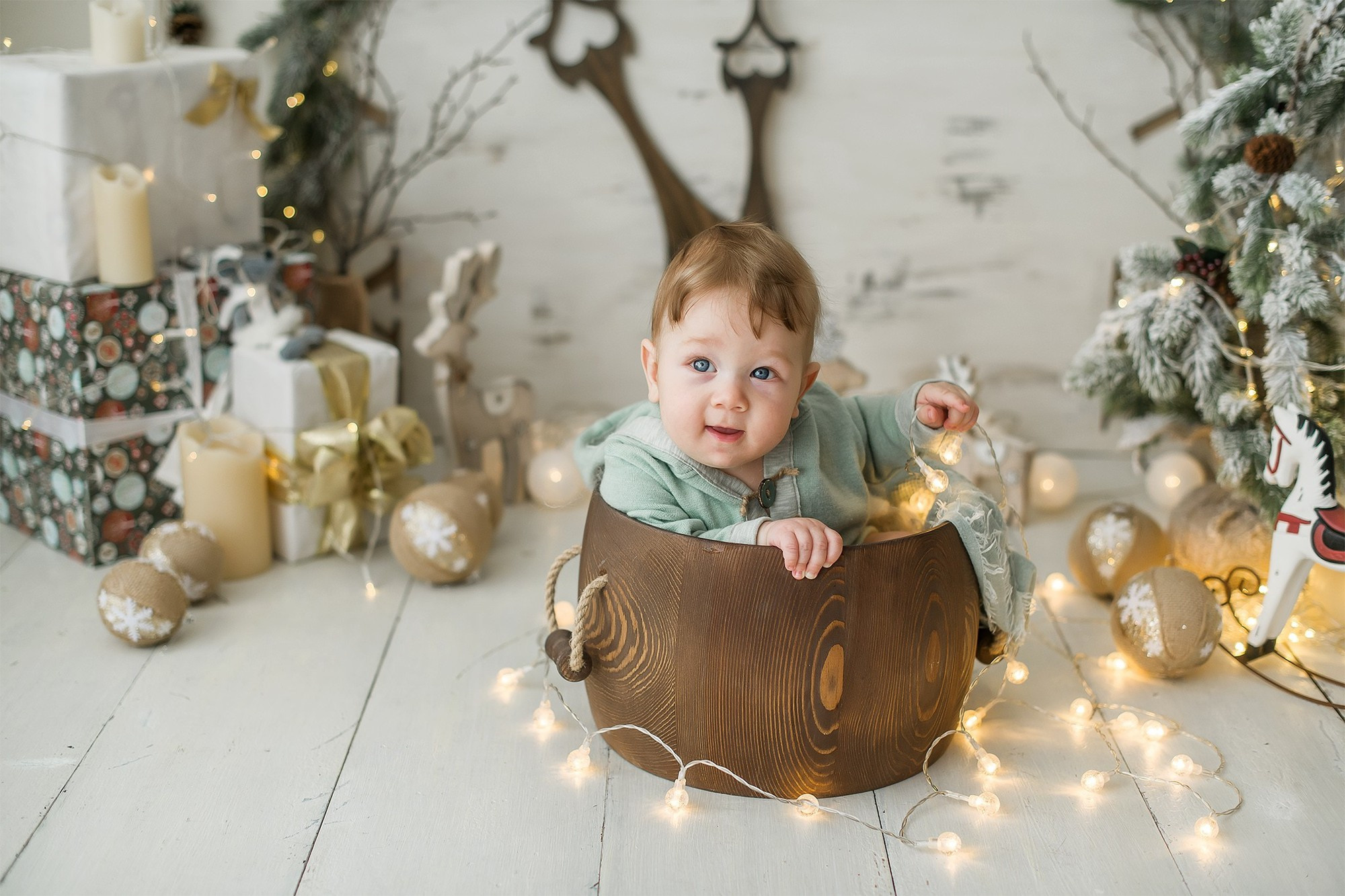 Новогодние. Детский и семейный фотограф Елена Новоселова в г. Владивосток