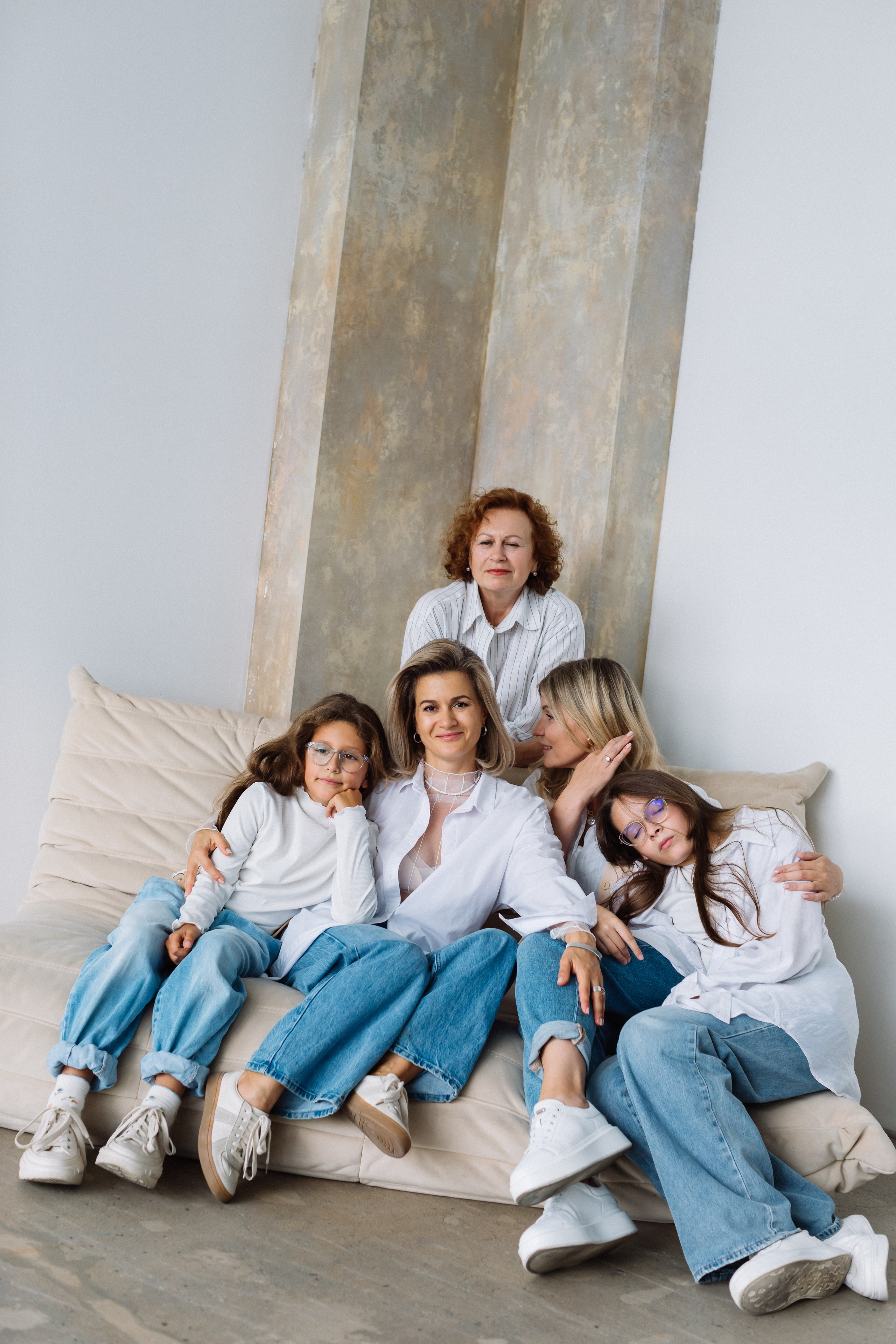 большая семья фотосессия новосибирск фотограф студия семейный детский 