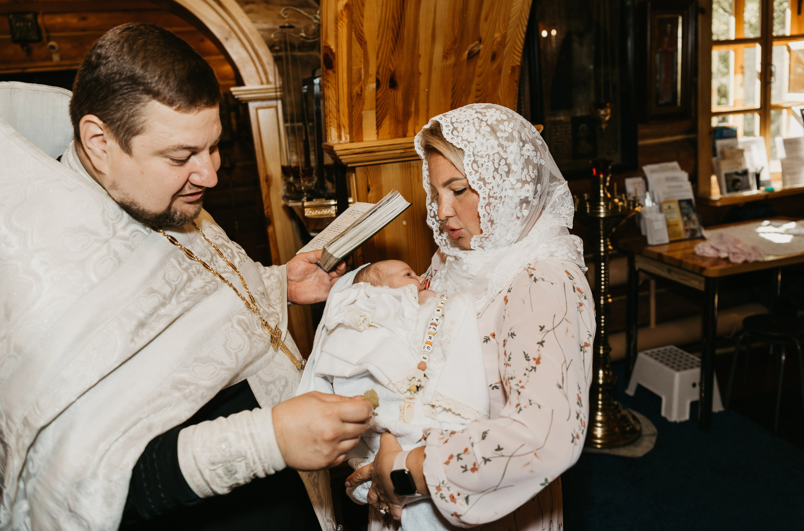 Крещение Елизаветы. Фотограф на выписку из роддома в Москве и МО