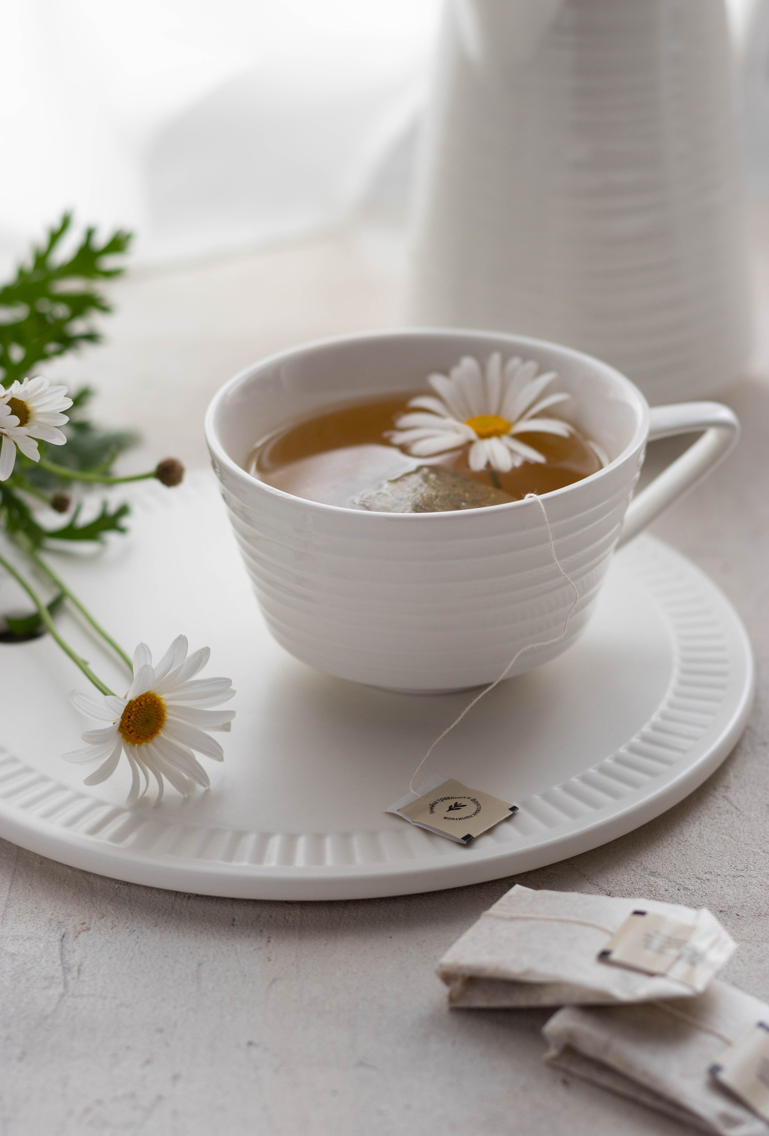 Ромашковый чай. Ольга Кирсанова фуд-фотограф, фуд-стилист, Москва