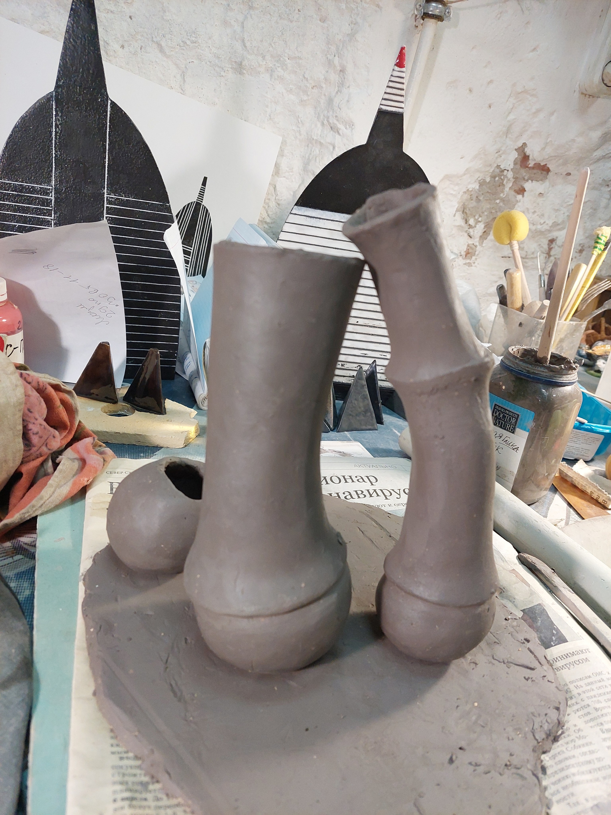 Что остается за кадром, или процесс работы керамиста. Керамика с историей. Елена Рогалёва