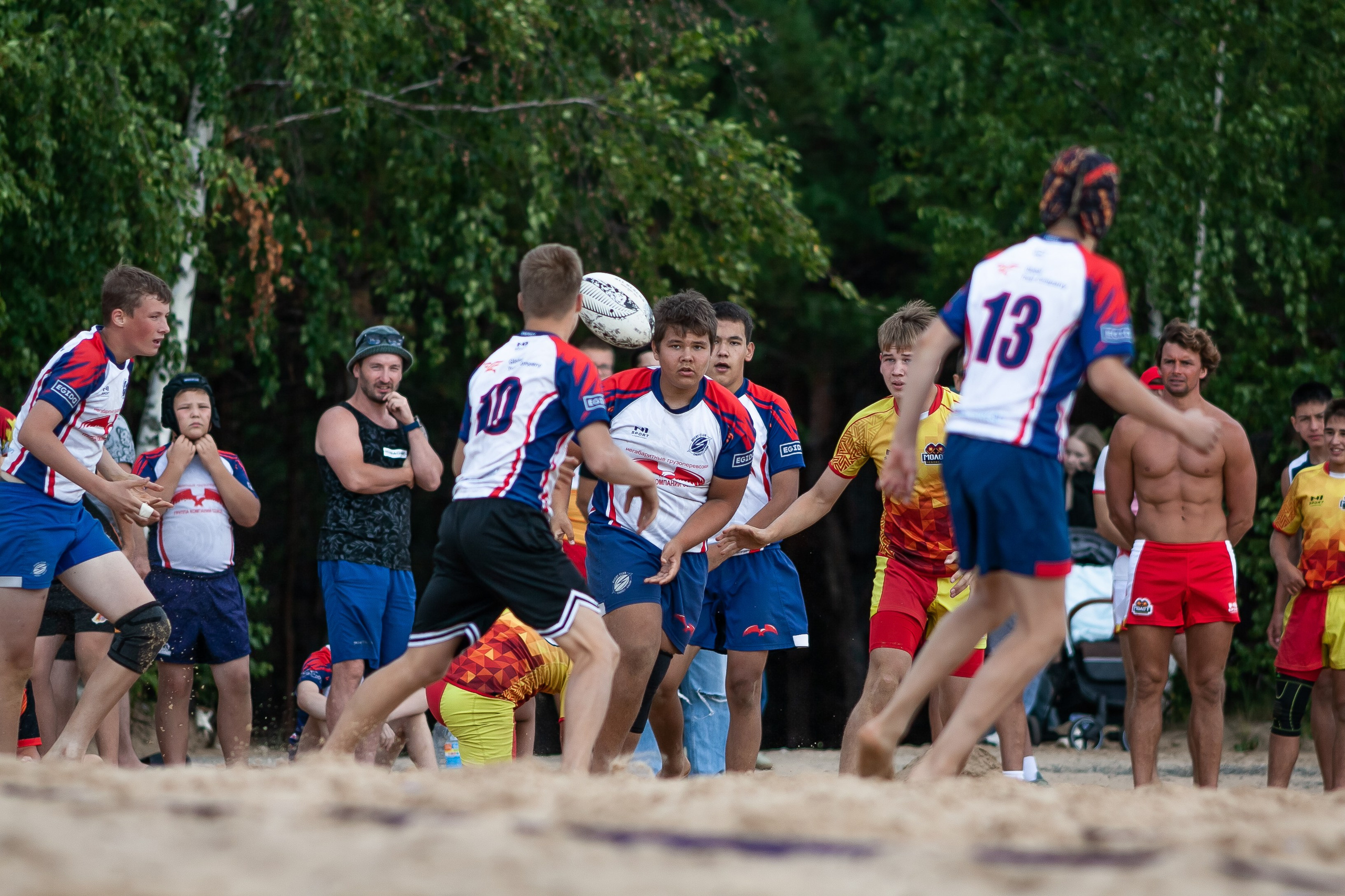 «Кубок «Молота» по пляжному Регби. Фотография