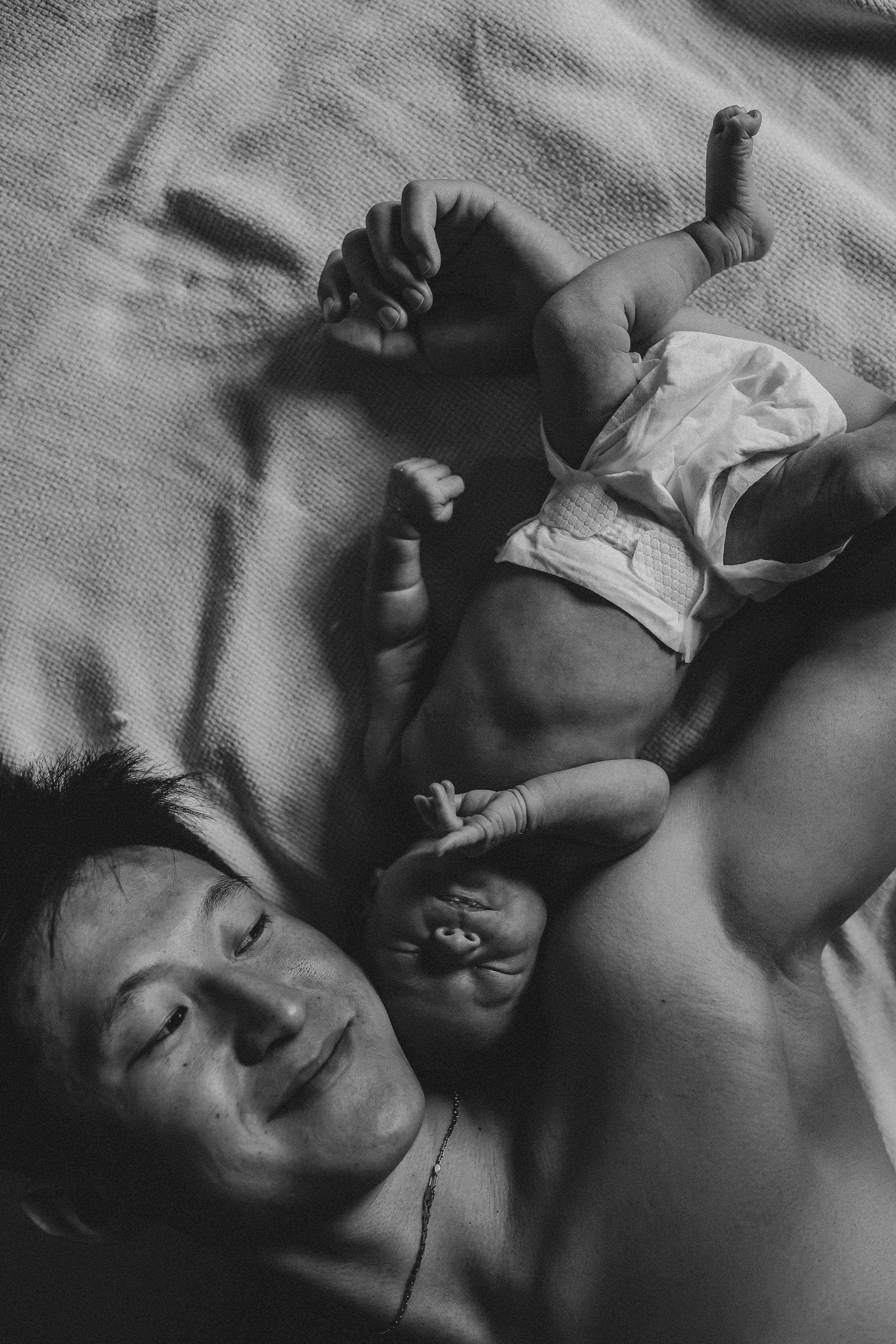 Первая фотосессия новорождённой Ники. Семейный фотограф в Москве и Люберцах Юлия Гуськова