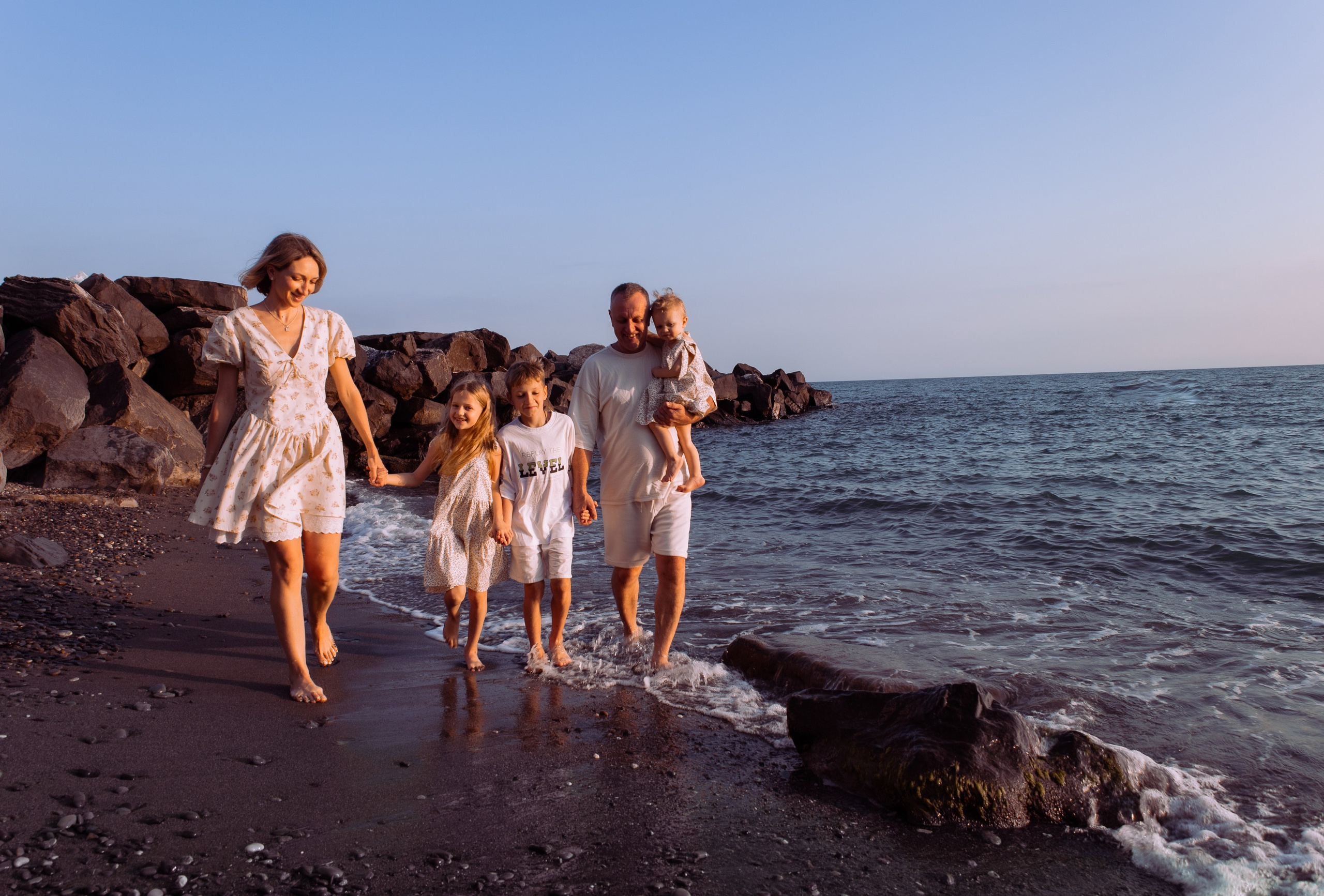 На море. Семейный и Свадебный фотограф в Сочи