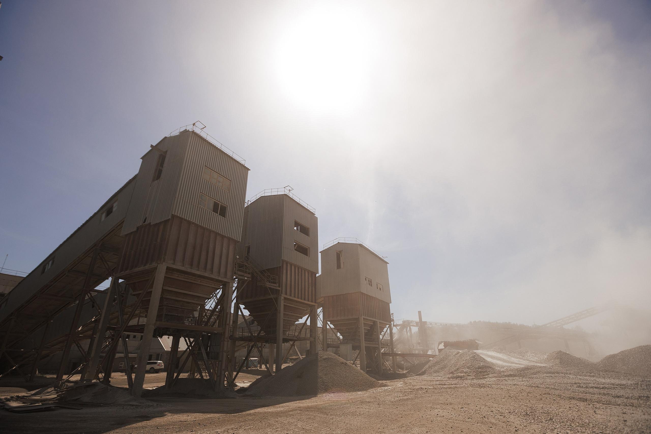 Промышленная фотосъемка на карьере. Профессиональный фотограф в Новосибирске