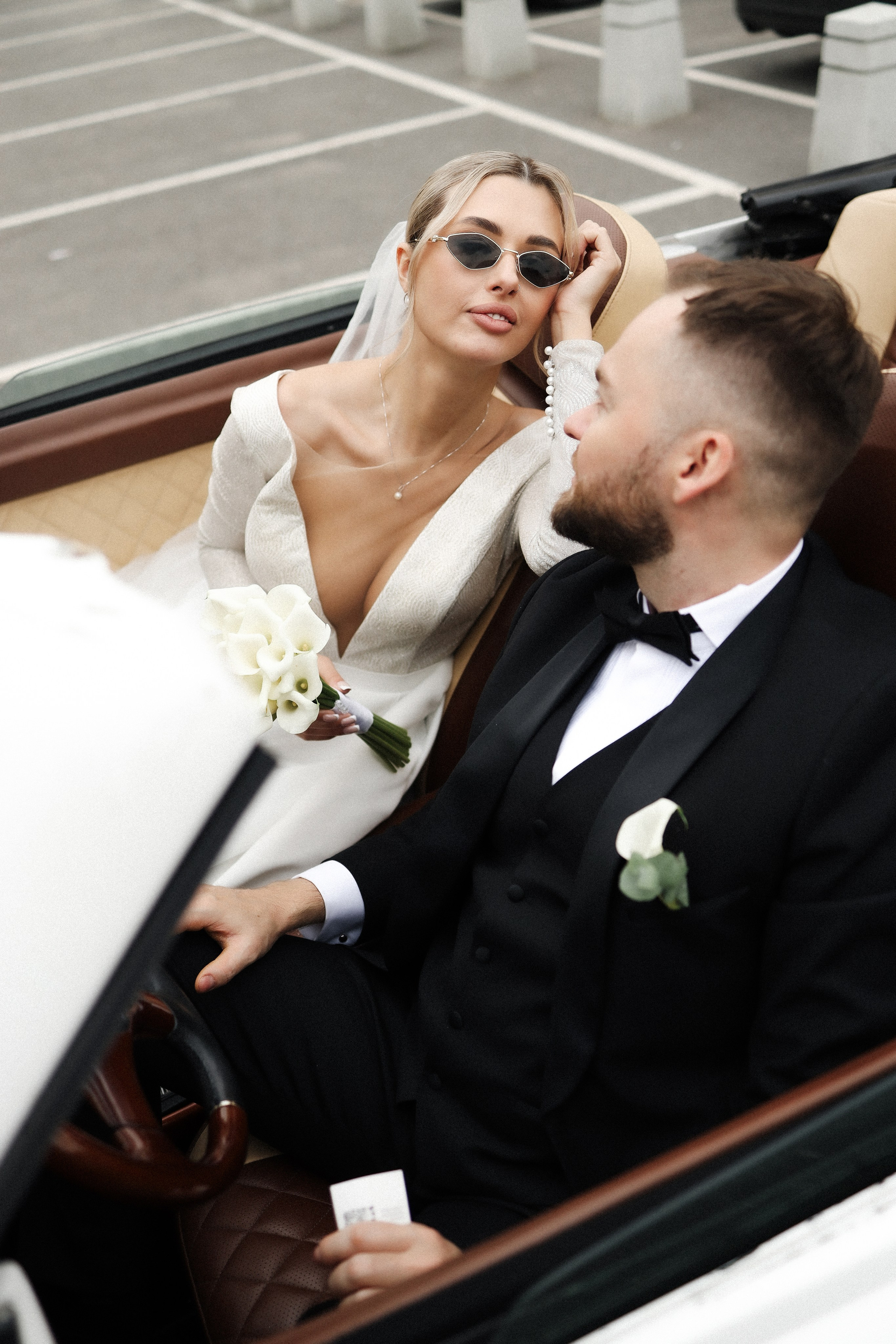 А. + Ю. Грибоедовский ЗАГС, прогулка на кабриолете. Семейный и lovestory фотограф в Москве Светлана Коняхина