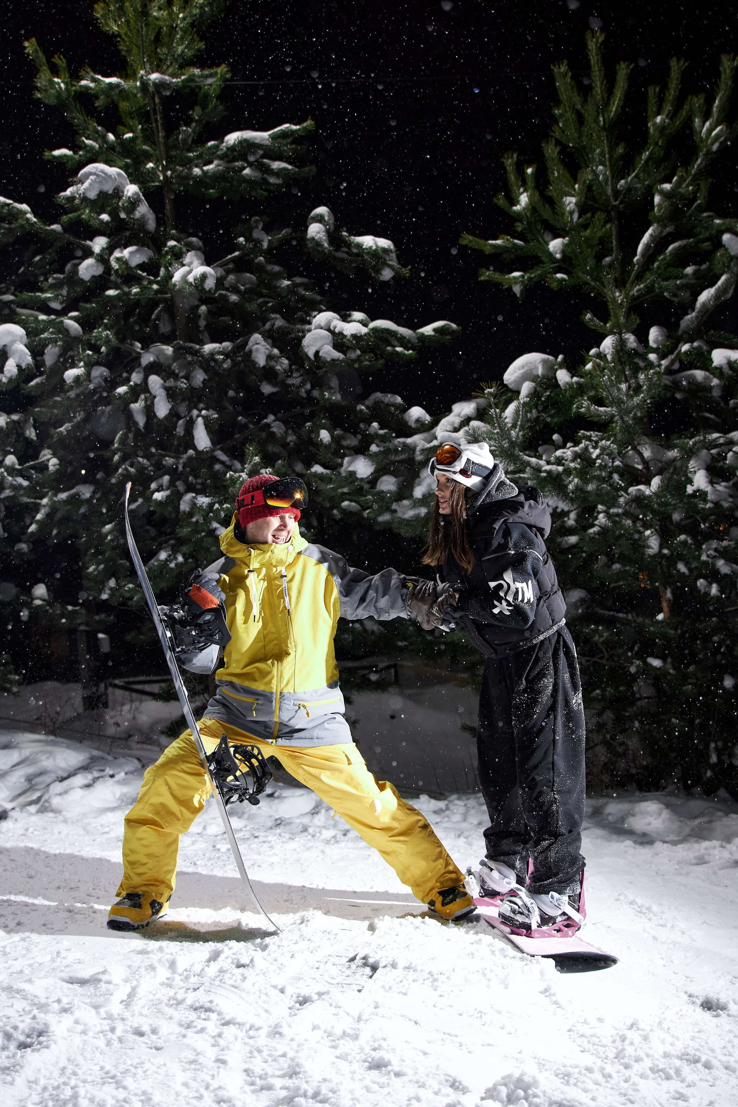 Сноубордисты. Фотограф Алексей Яковлев