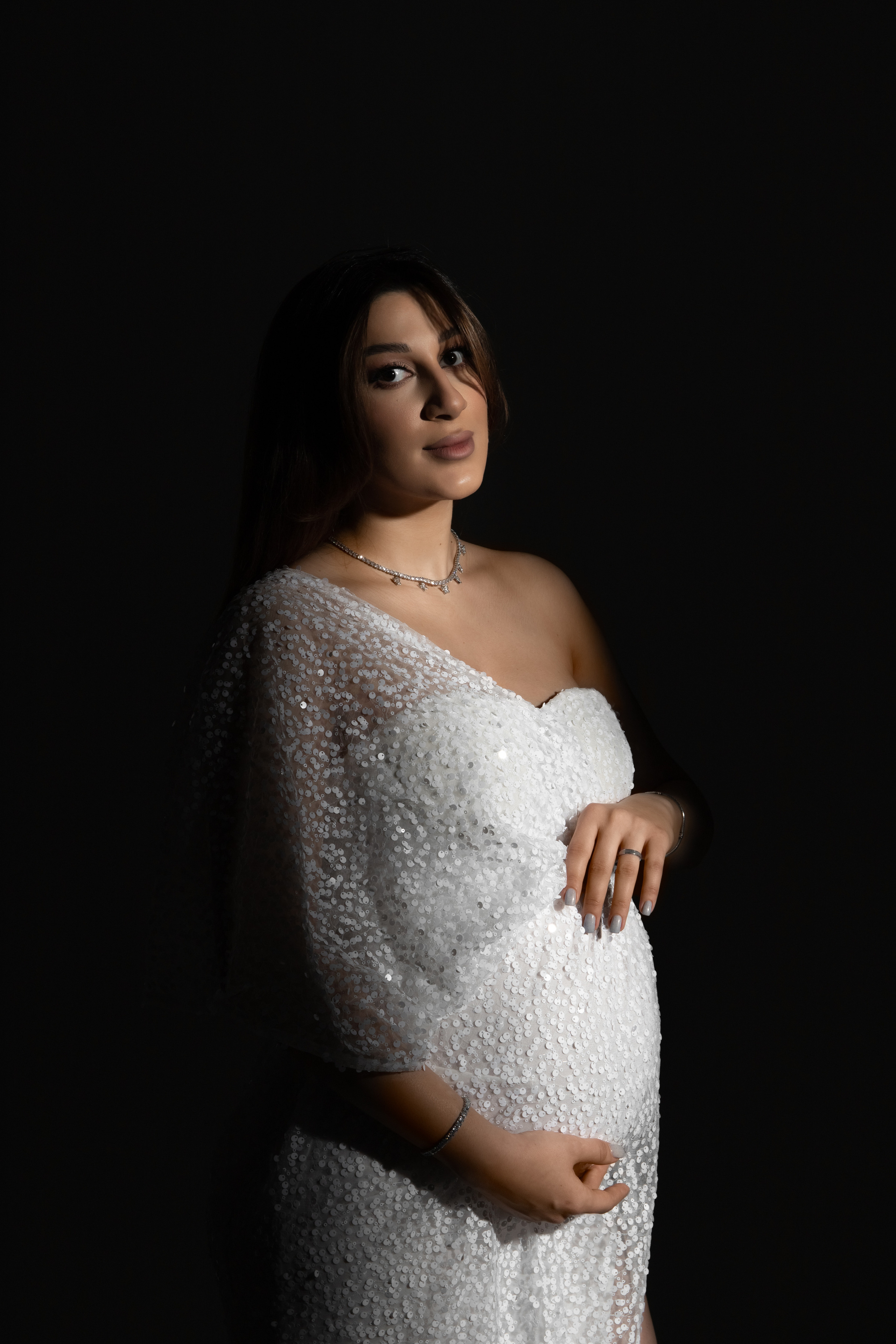 Стильная фотосессия «В ожидании» для Армине. Фотограф беременности в Санкт-Петербурге Анна Тюжина