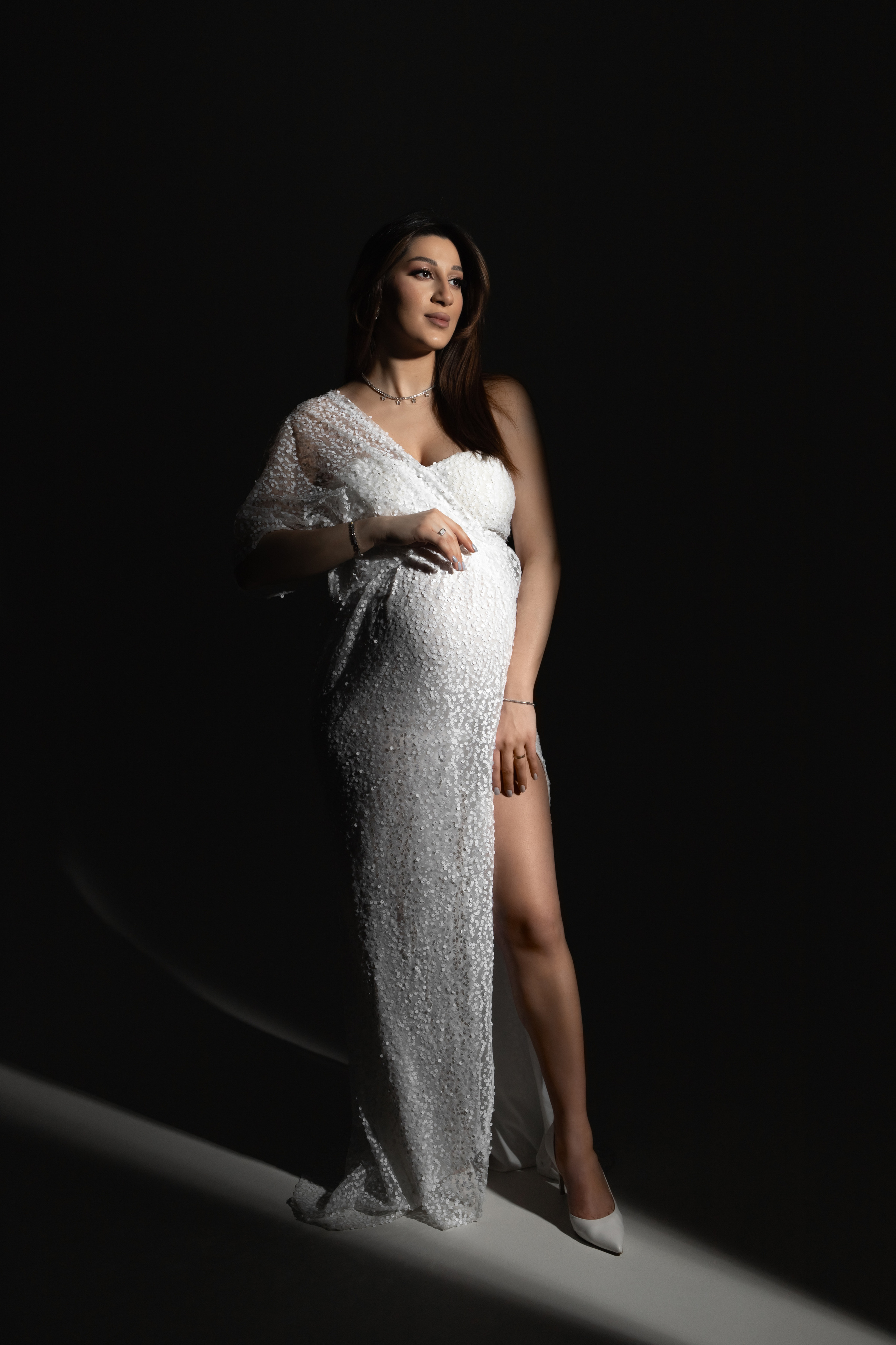 Стильная фотосессия «В ожидании» для Армине. Фотограф беременности в Санкт-Петербурге Анна Тюжина