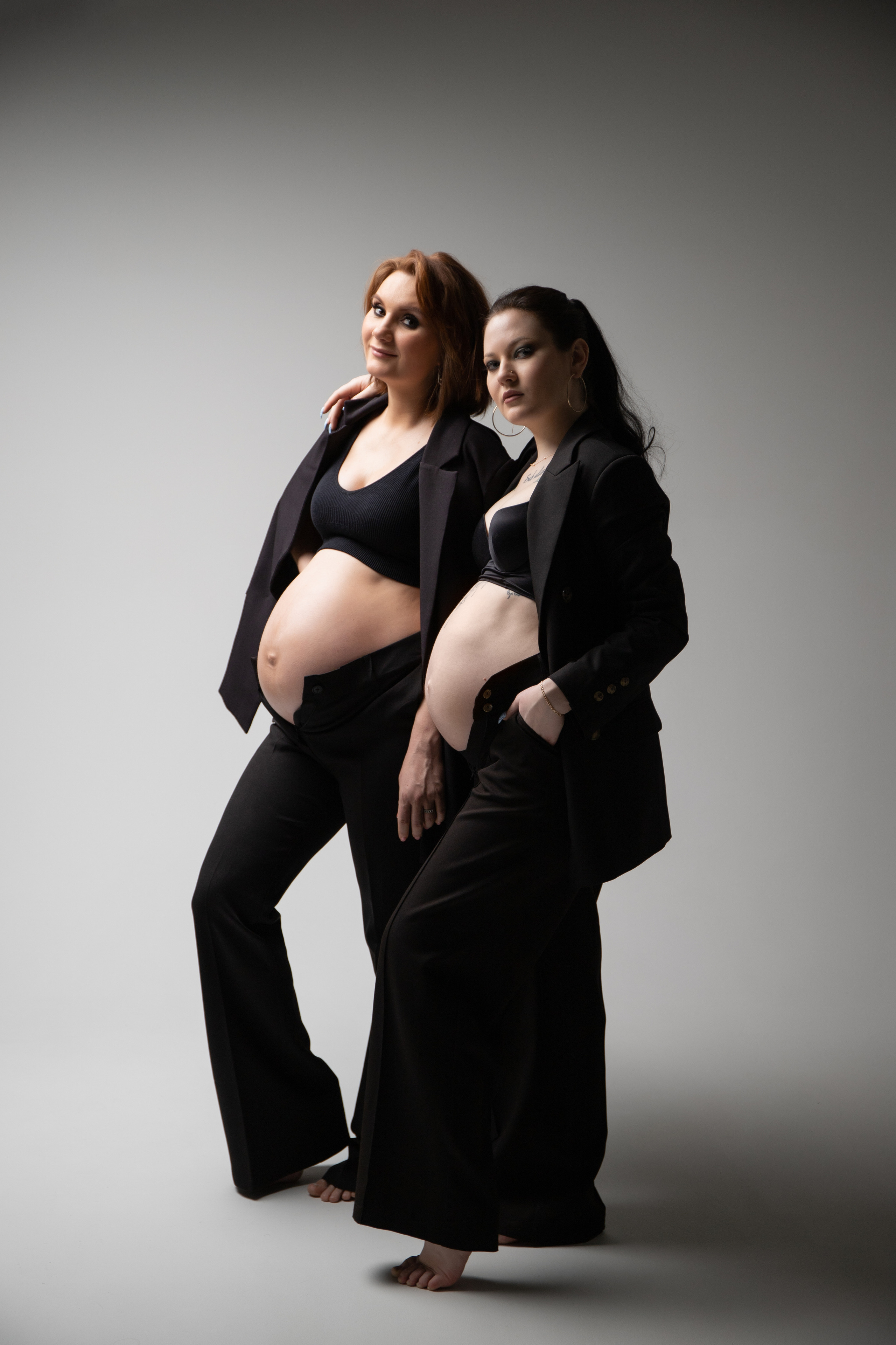 Съемка для подруг Анастасии и Нанико. Фотограф беременности в Санкт-Петербурге Анна Тюжина