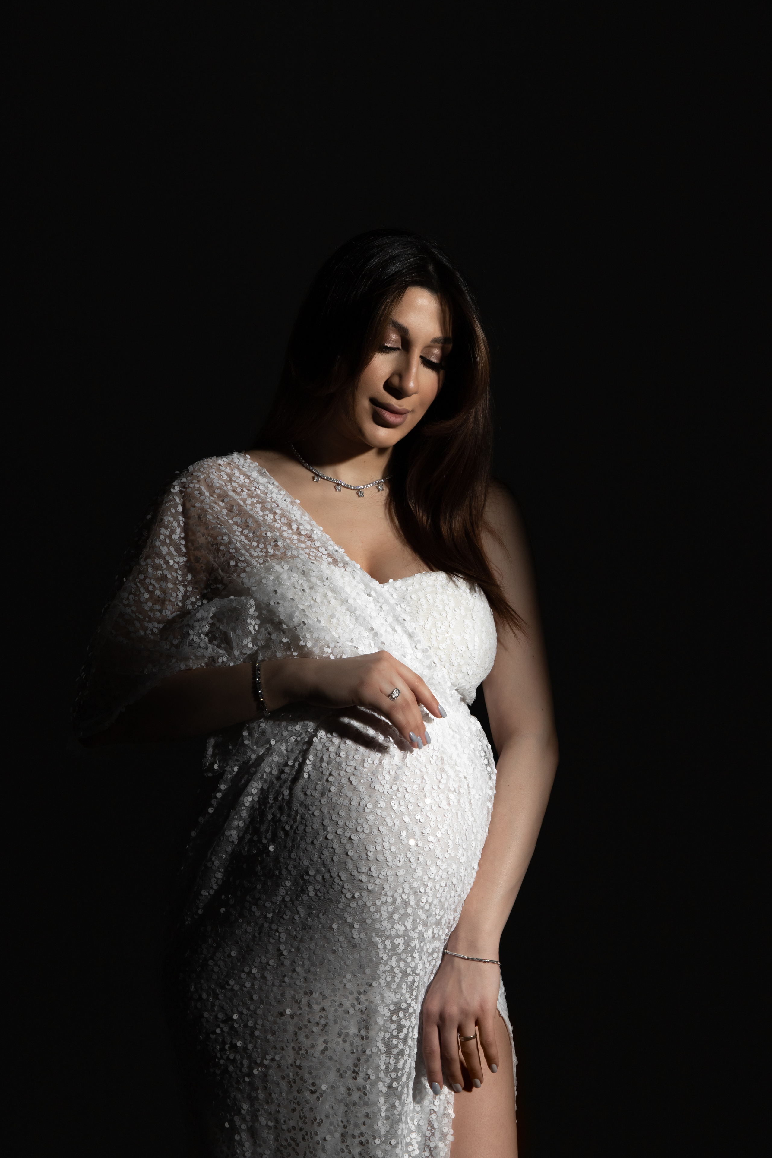 Стильная фотосессия «В ожидании» для Армине. Фотограф беременности в Санкт-Петербурге Анна Тюжина