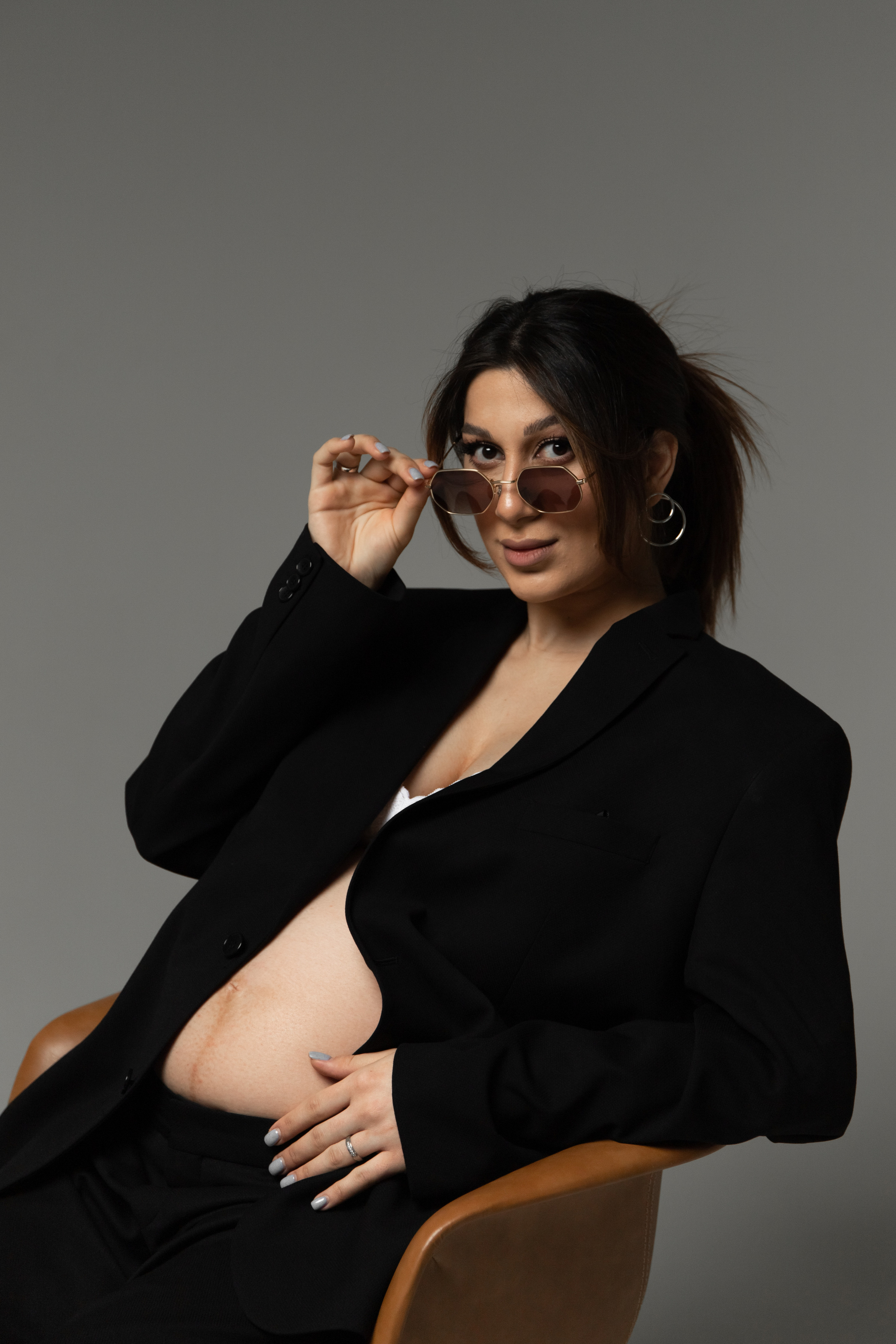 Стильная фотосессия «В ожидании» для Армине. Фотограф беременности в Санкт-Петербурге Анна Тюжина