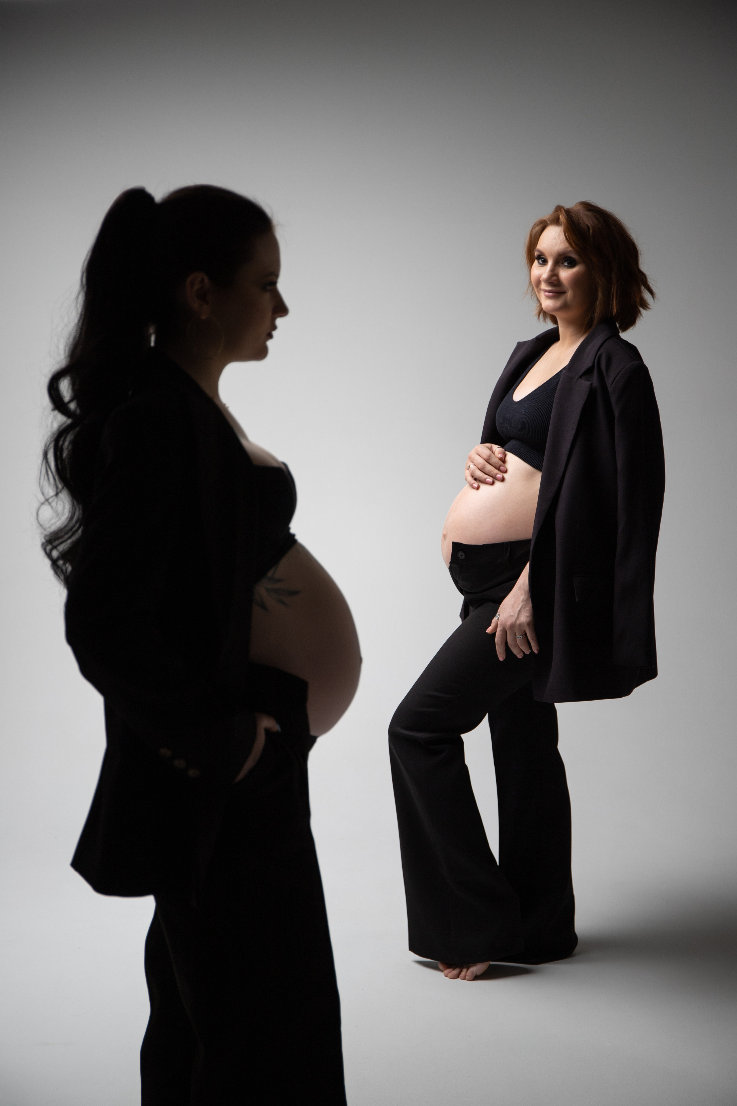 Съемка для подруг Анастасии и Нанико. Фотограф беременности в Санкт-Петербурге Анна Тюжина