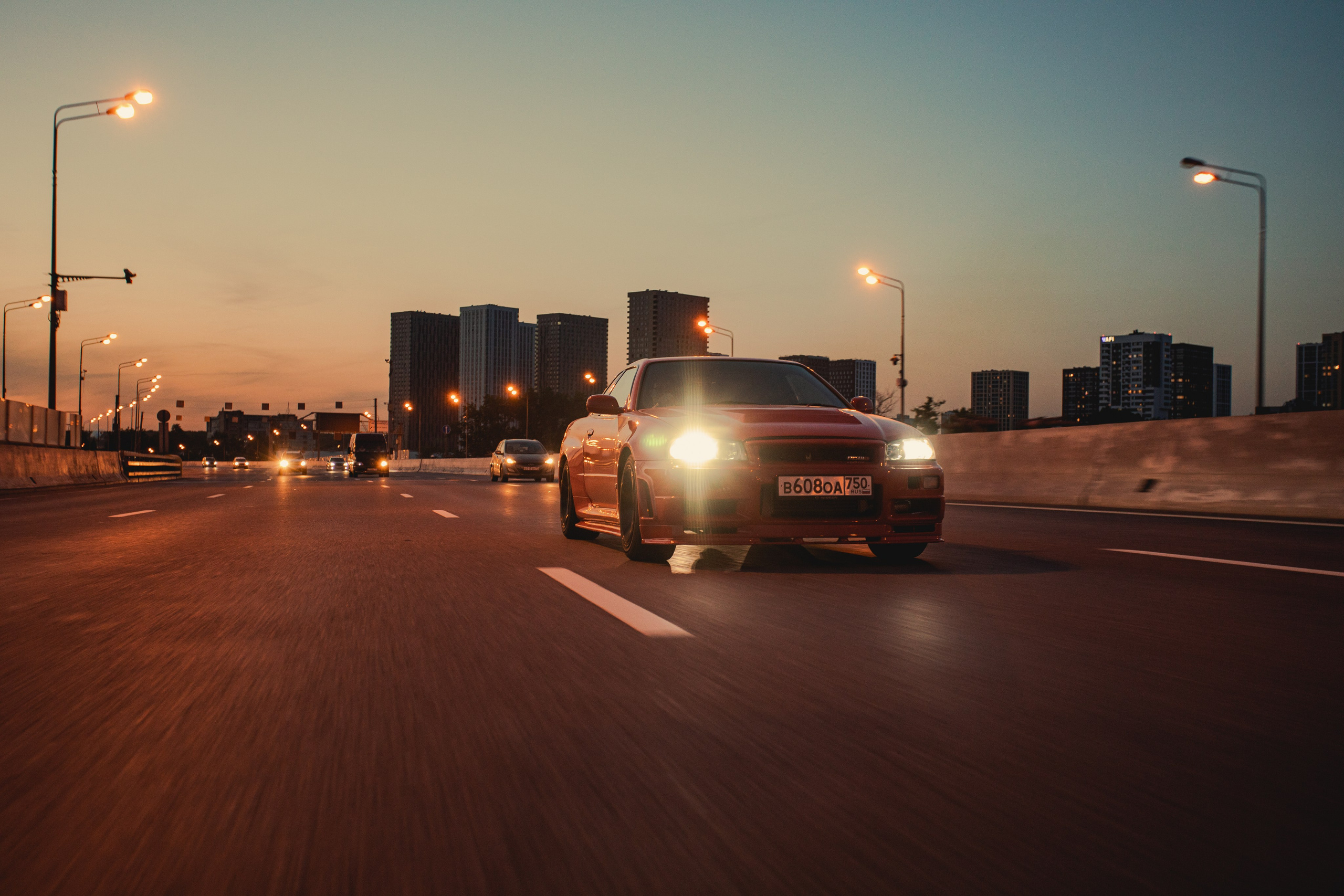 Nissan Skyline. Спортивный фотограф — Никита