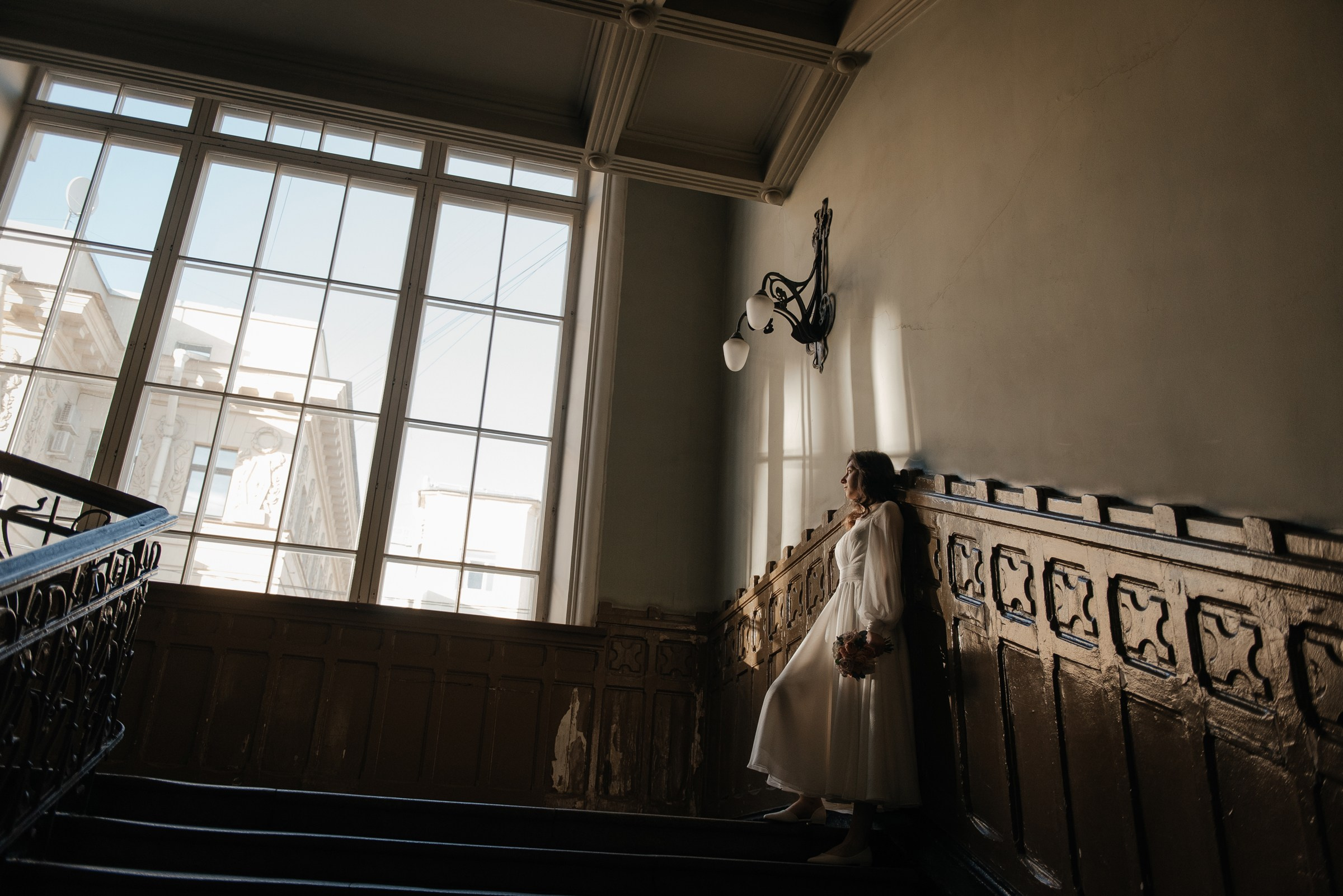 свадебная фотосессия в Витебском вокзале